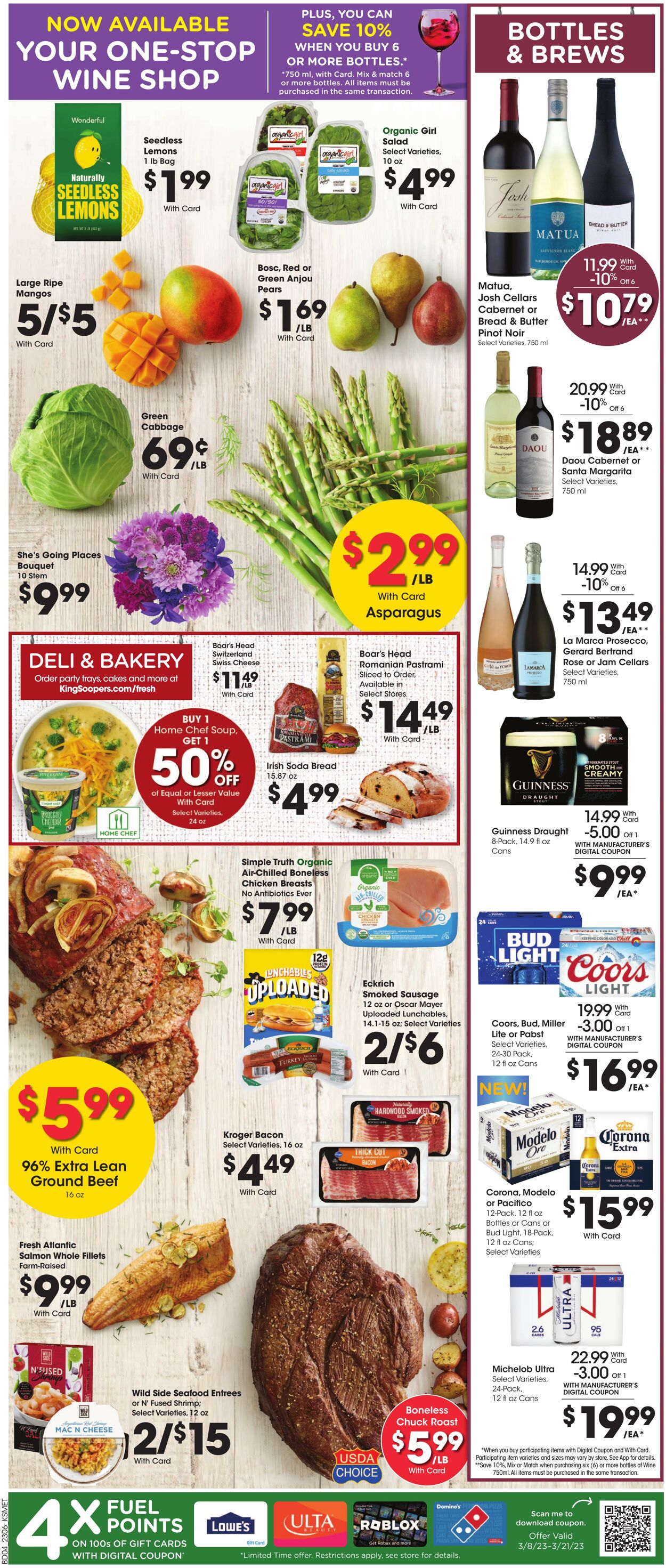 Weekly ad King Soopers 03/08/2023 - 03/14/2023