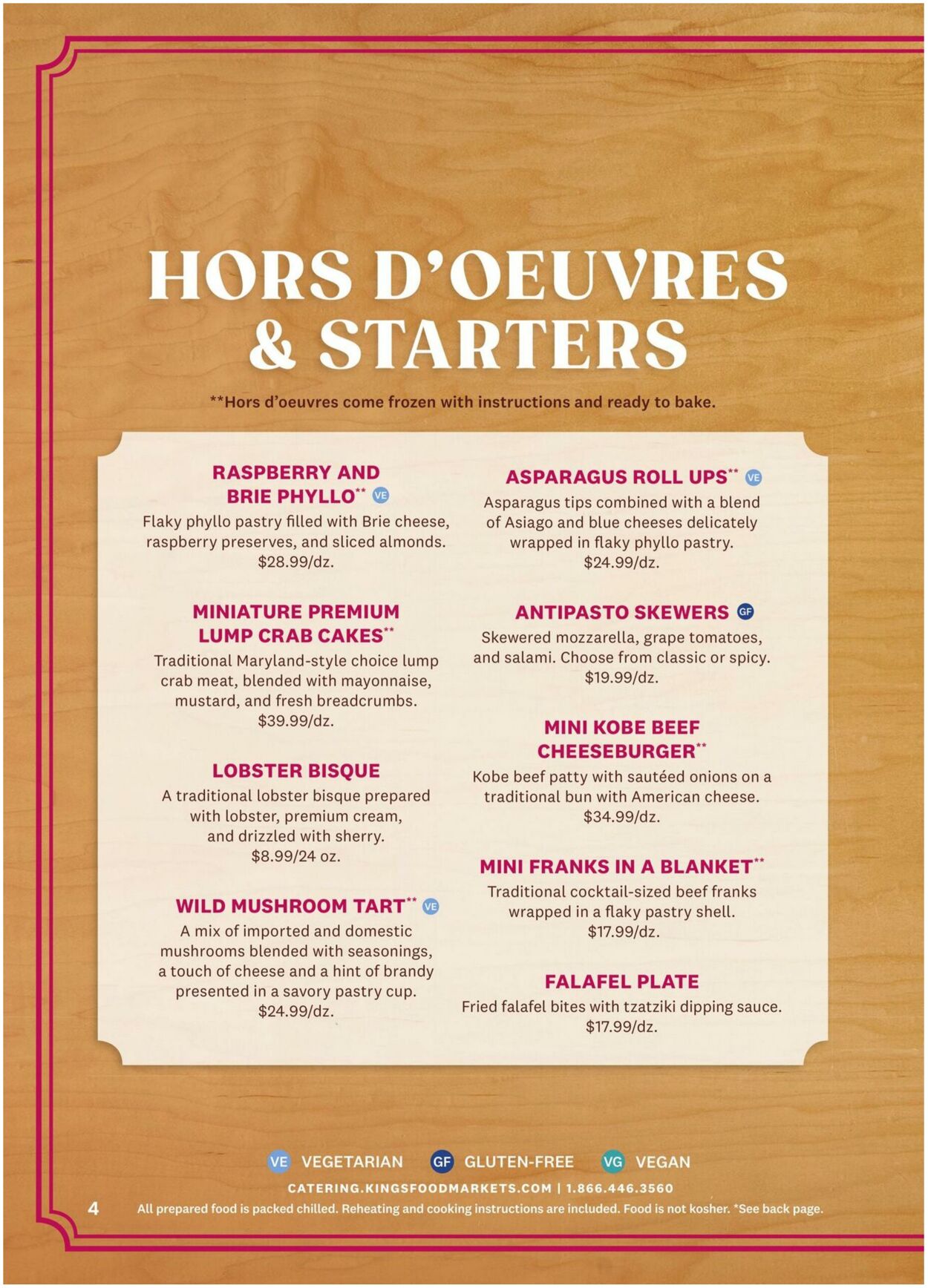 Weekly ad Kings Food Markets 11/21/2025 - 01/02/2026