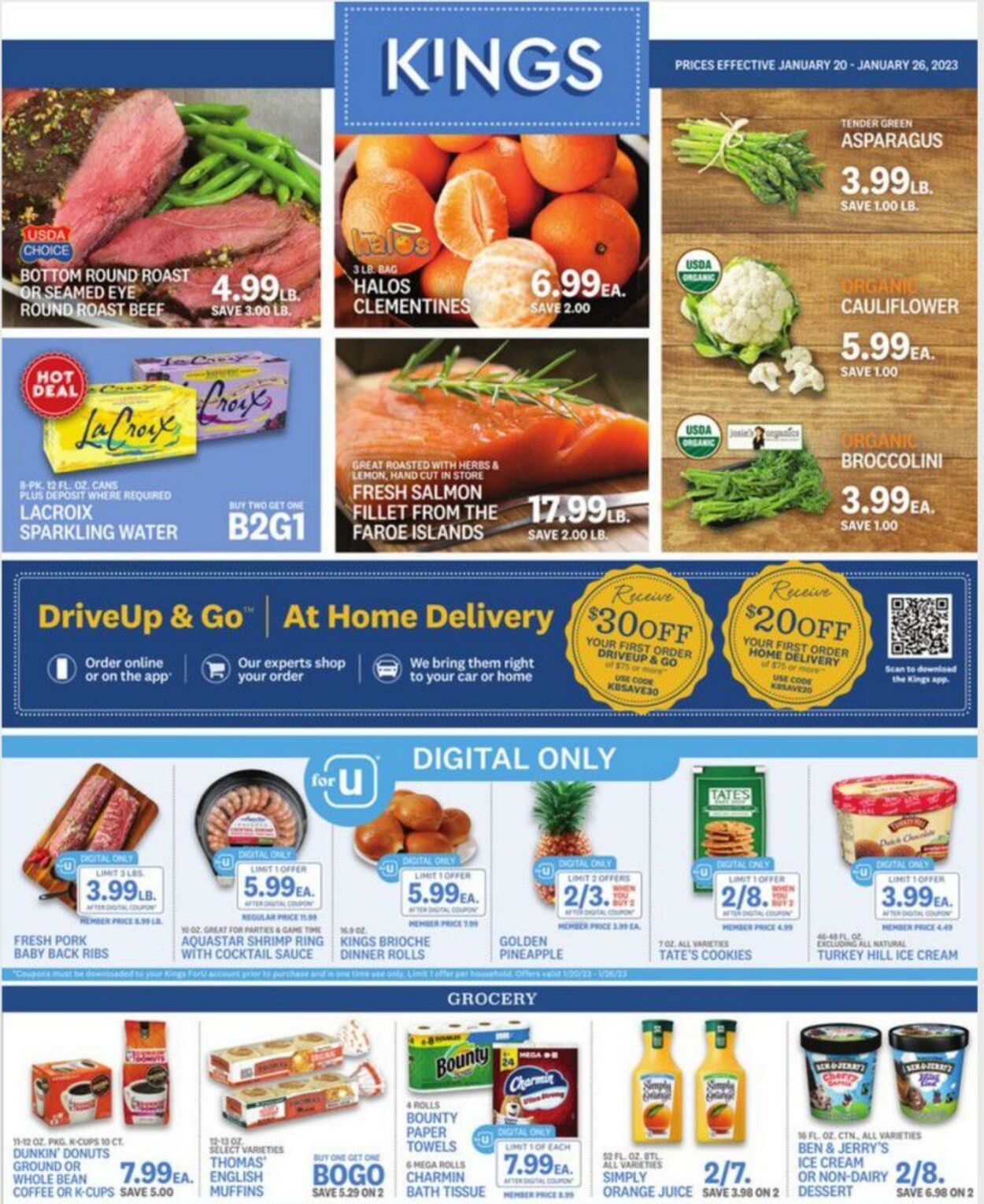 Weekly ad Kings Food Markets 01/20/2023 - 01/26/2023