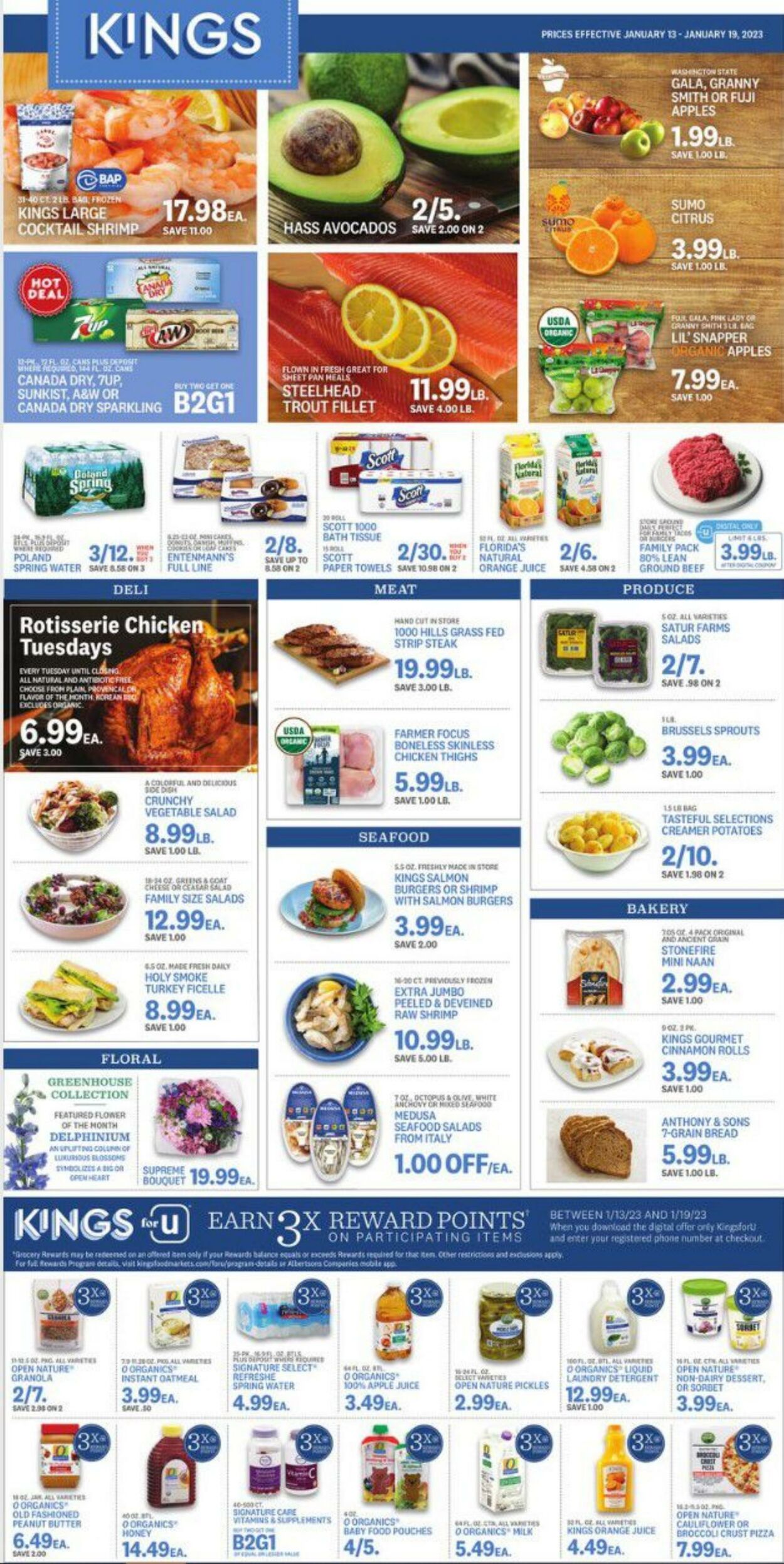 Weekly ad Kings Food Markets 01/13/2023 - 01/19/2023