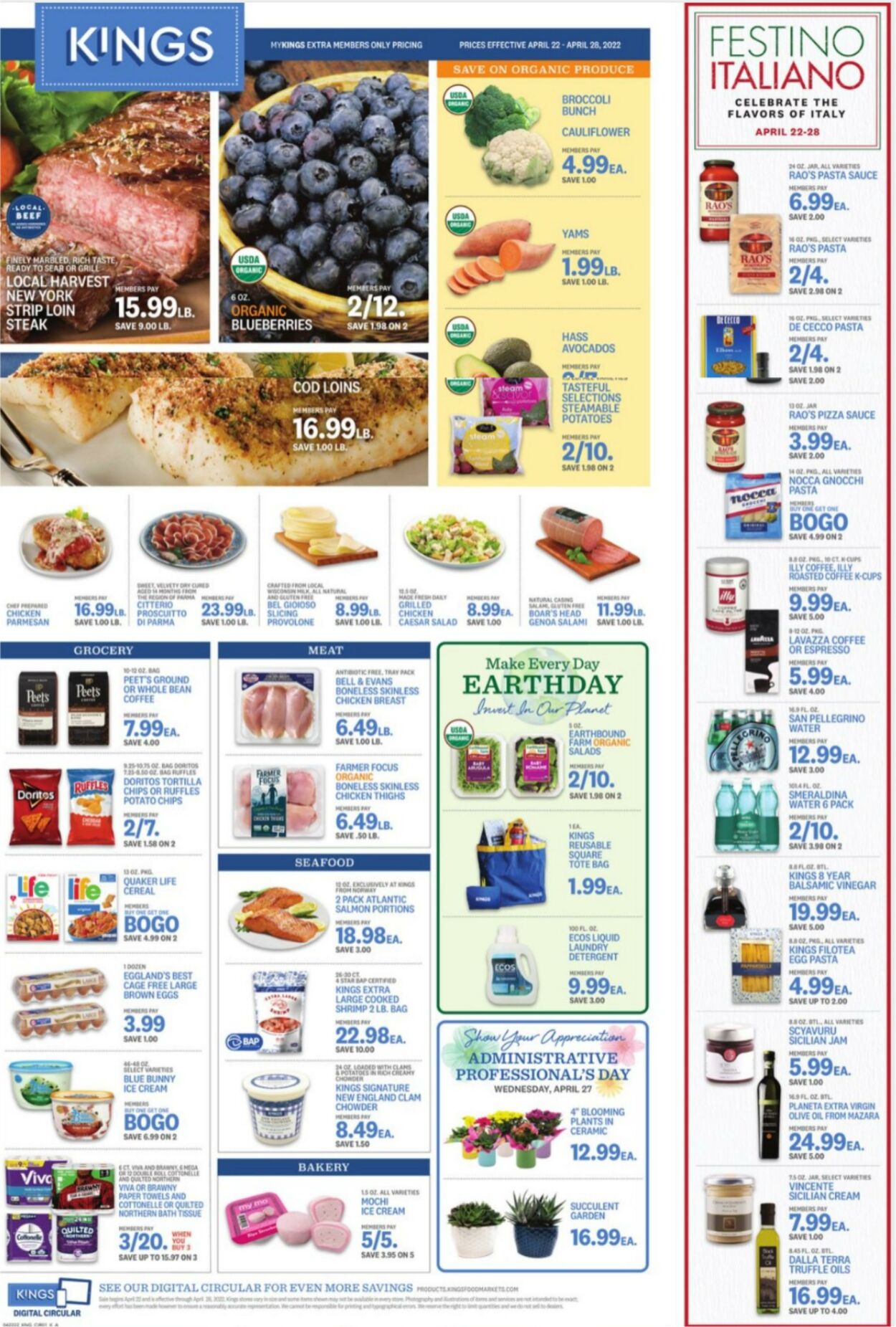 Weekly ad Kings Food Markets 04/22/2022 - 04/28/2022