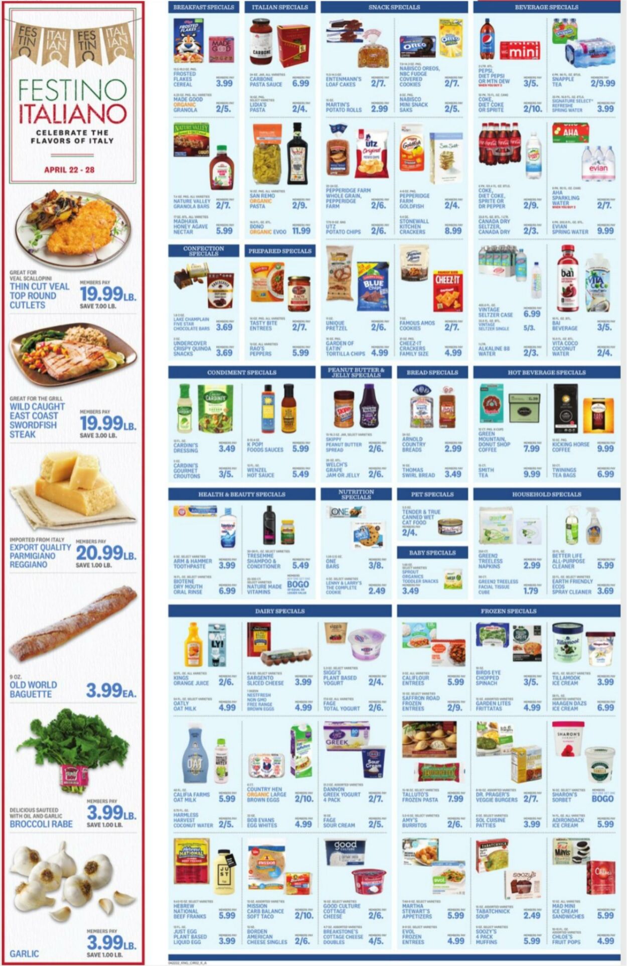 Weekly ad Kings Food Markets 04/22/2022 - 04/28/2022