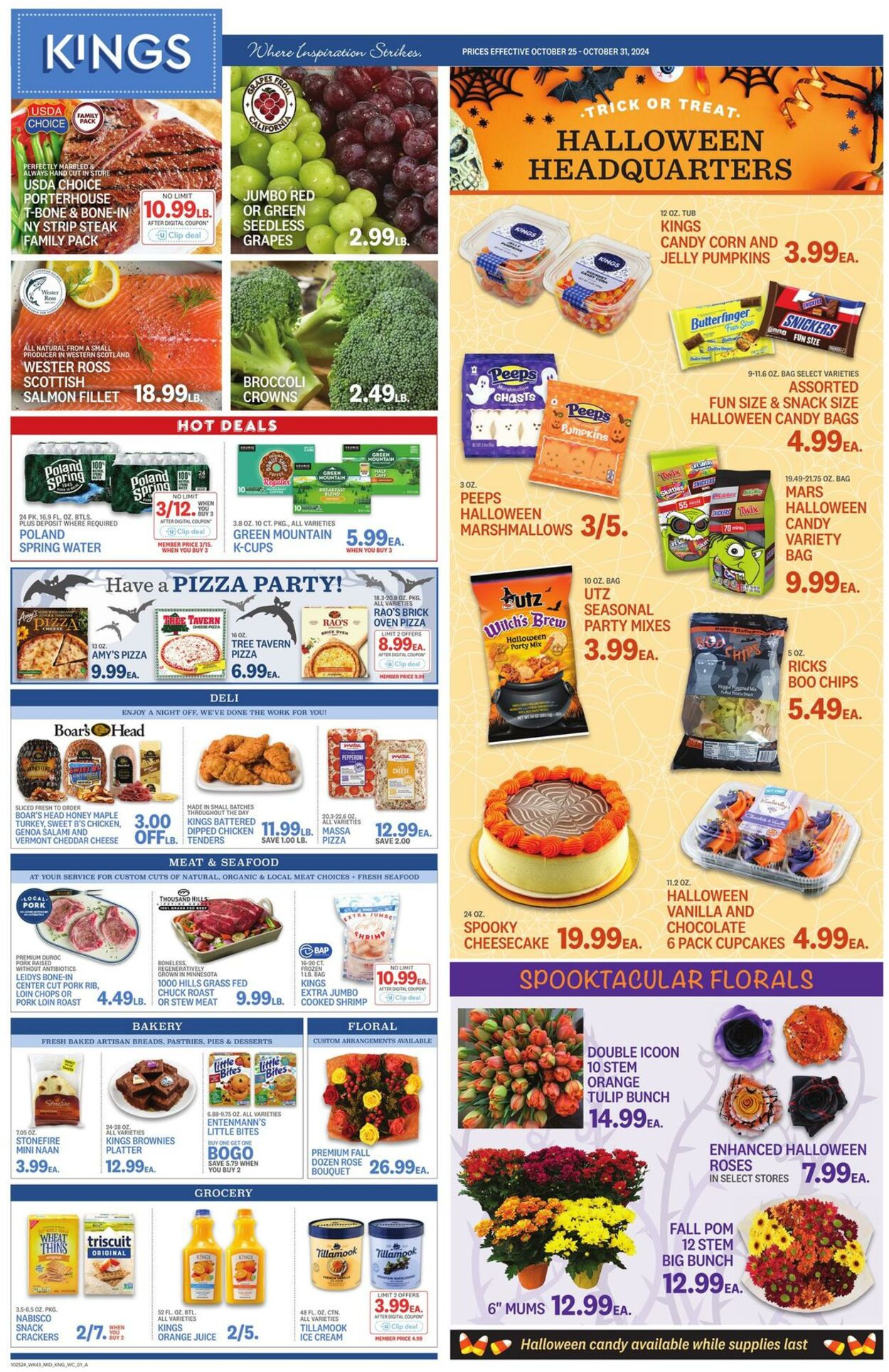 Weekly ad Kings Food Markets 10/25/2024 - 10/31/2024