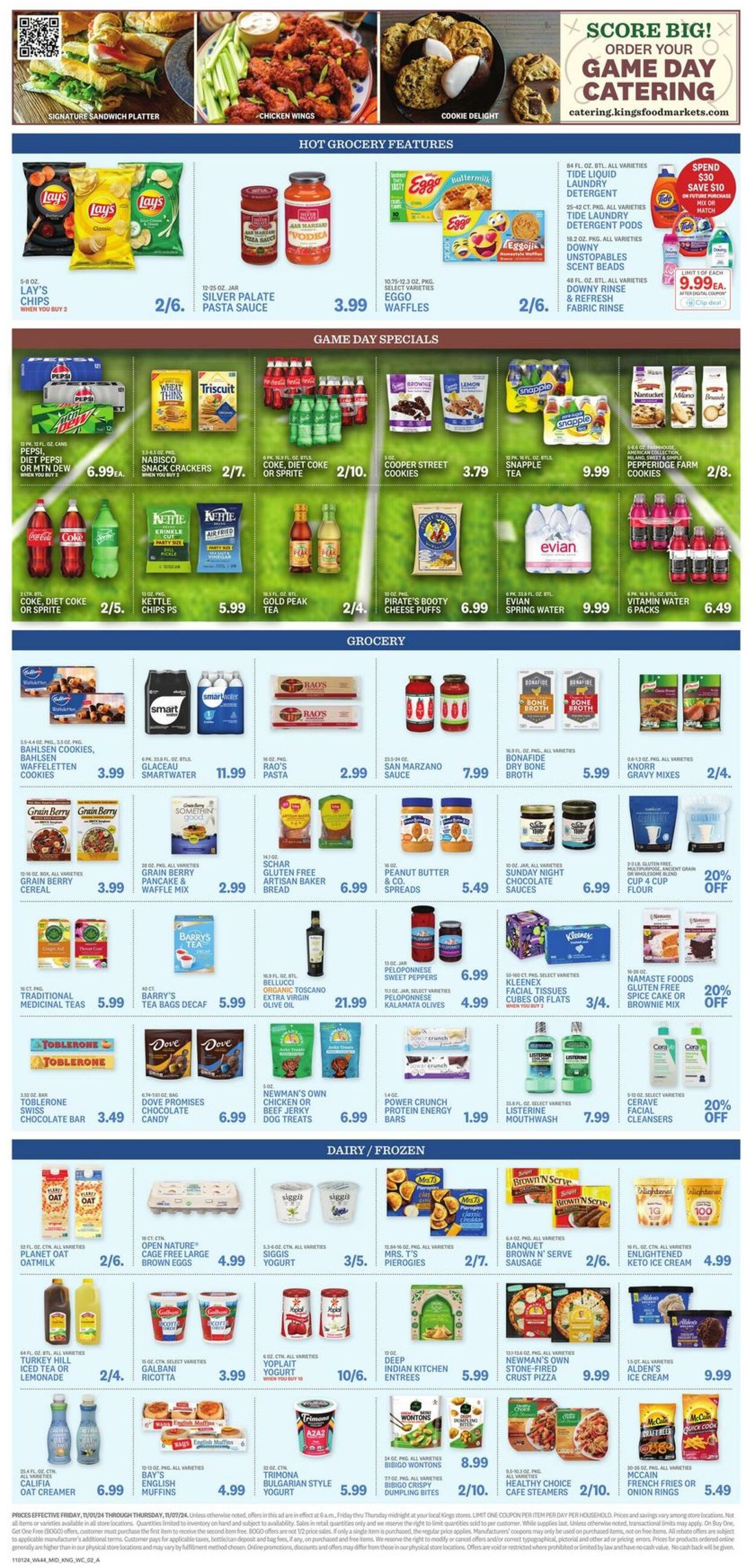 Weekly ad Kings Food Markets 11/01/2024 - 11/07/2024