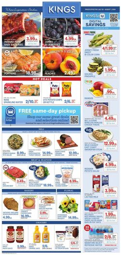Weekly ad Kings Food Markets 07/26/2024 - 08/01/2024