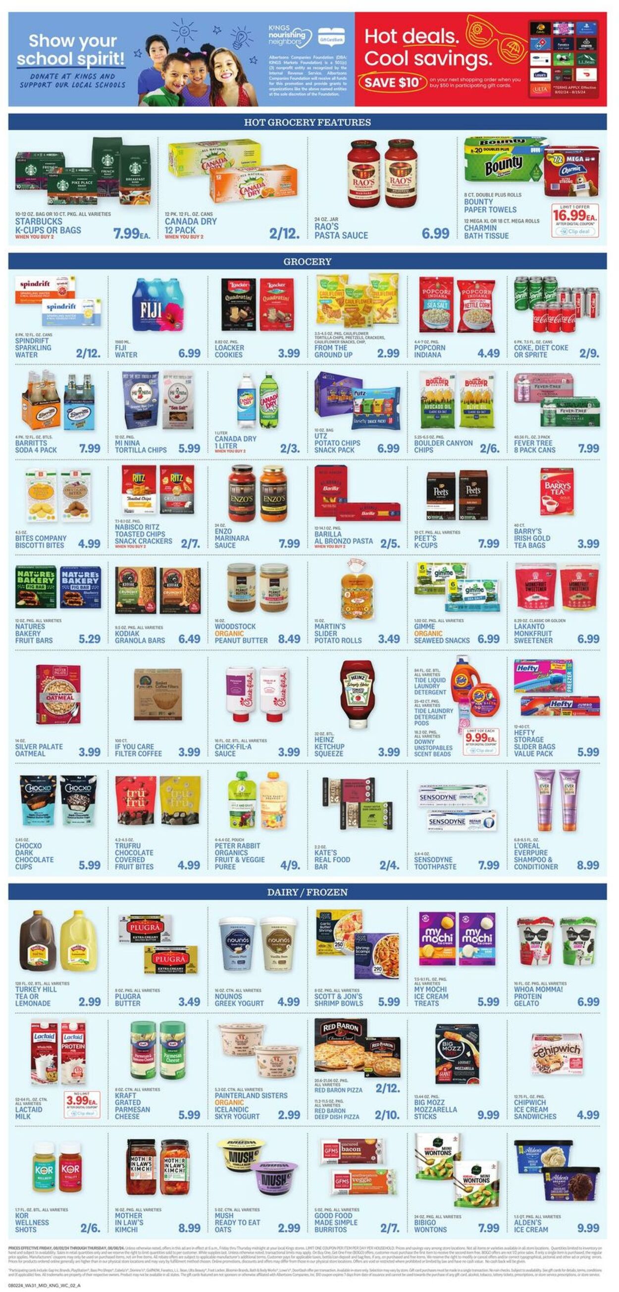 Weekly ad Kings Food Markets 08/02/2024 - 08/08/2024