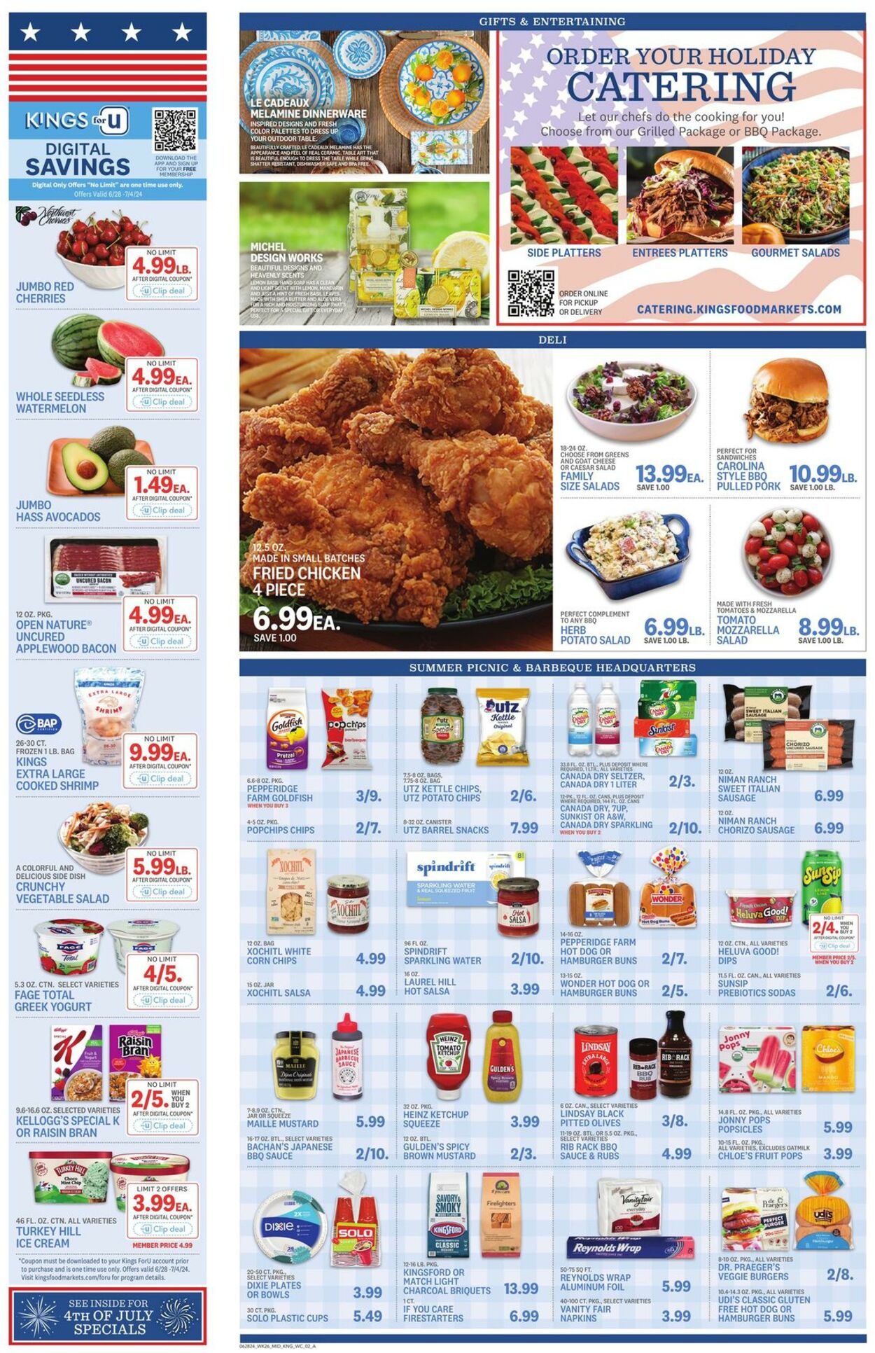Weekly ad Kings Food Markets 06/28/2024 - 07/04/2024