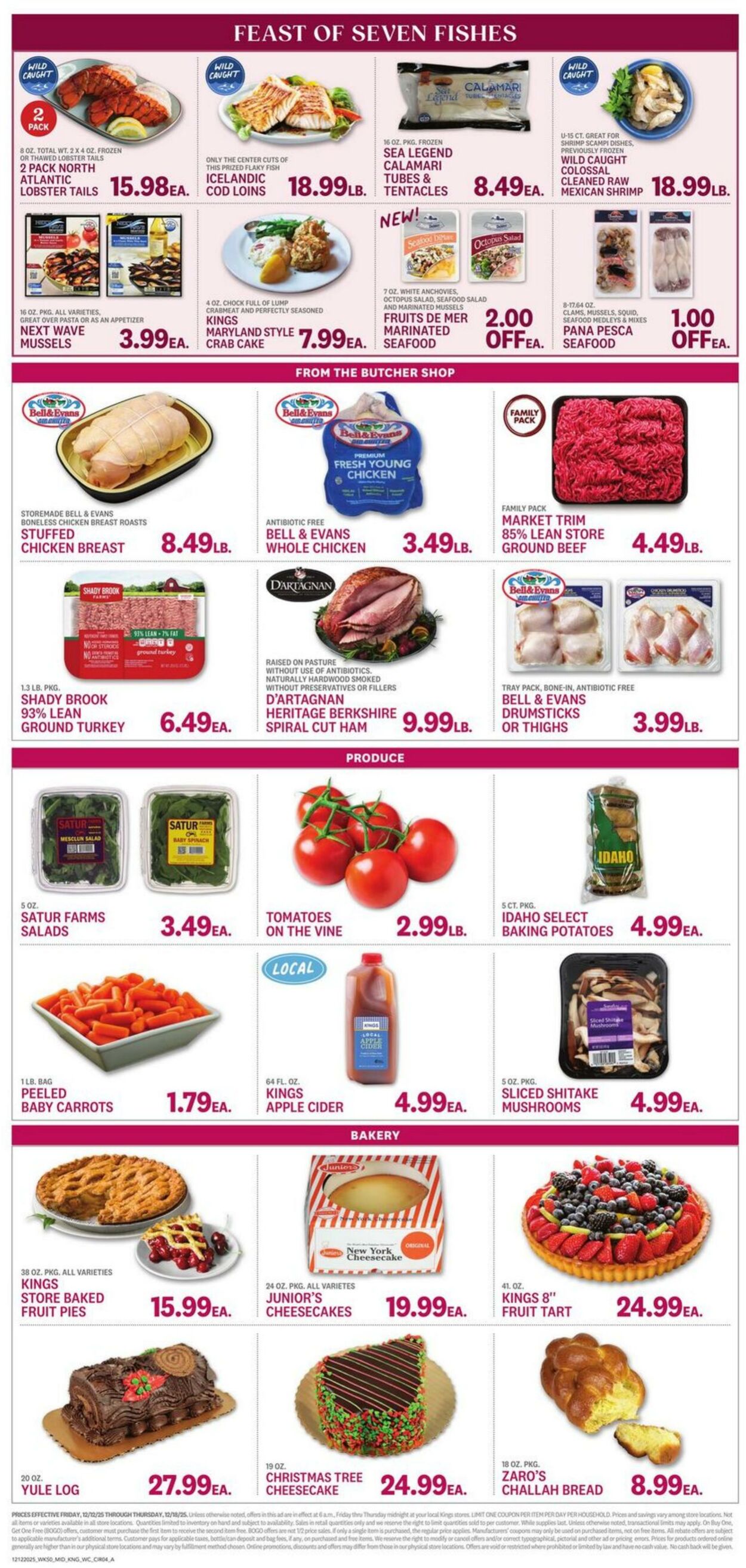 Weekly ad Kings Food Markets 12/12/2025 - 12/18/2025