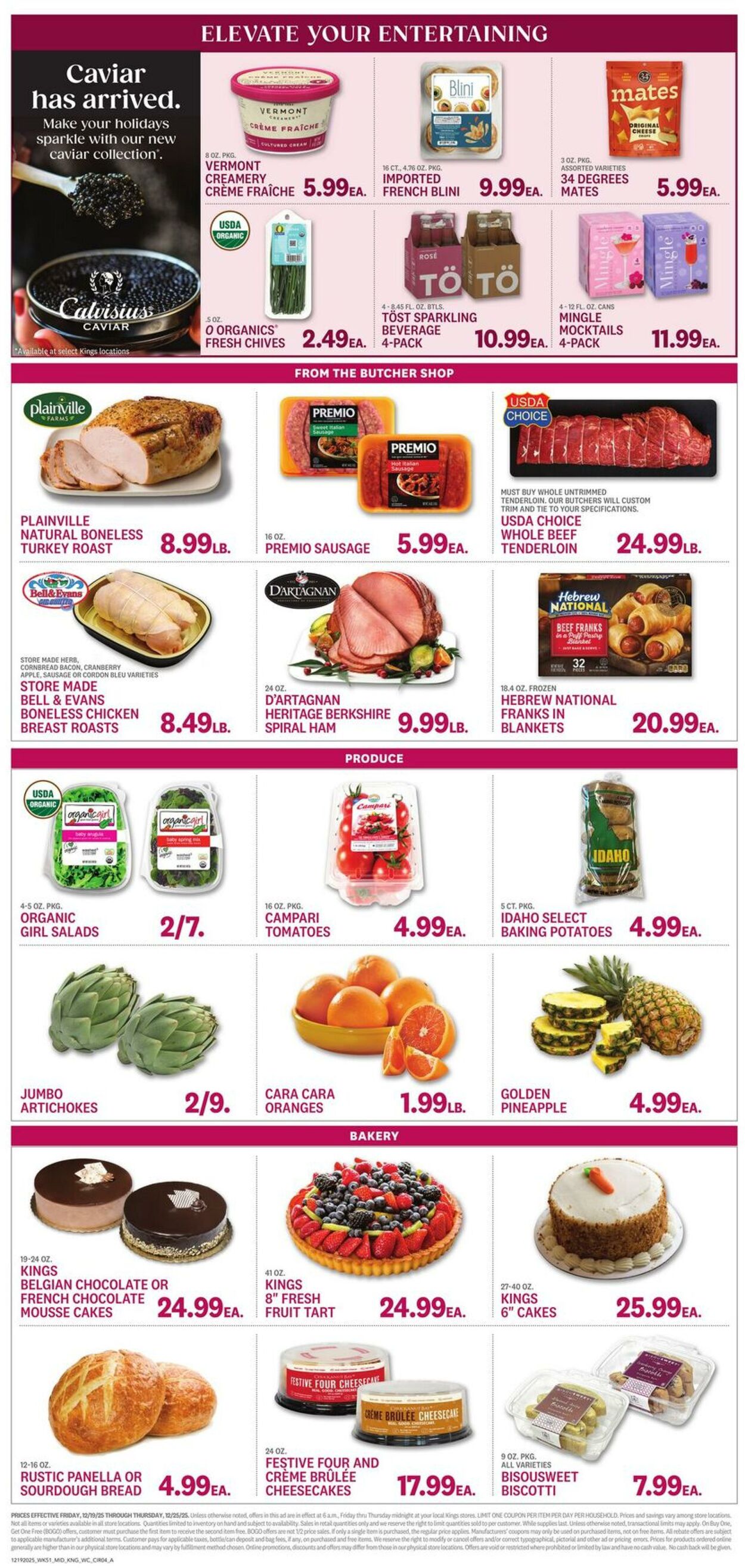 Weekly ad Kings Food Markets 12/19/2025 - 12/25/2025