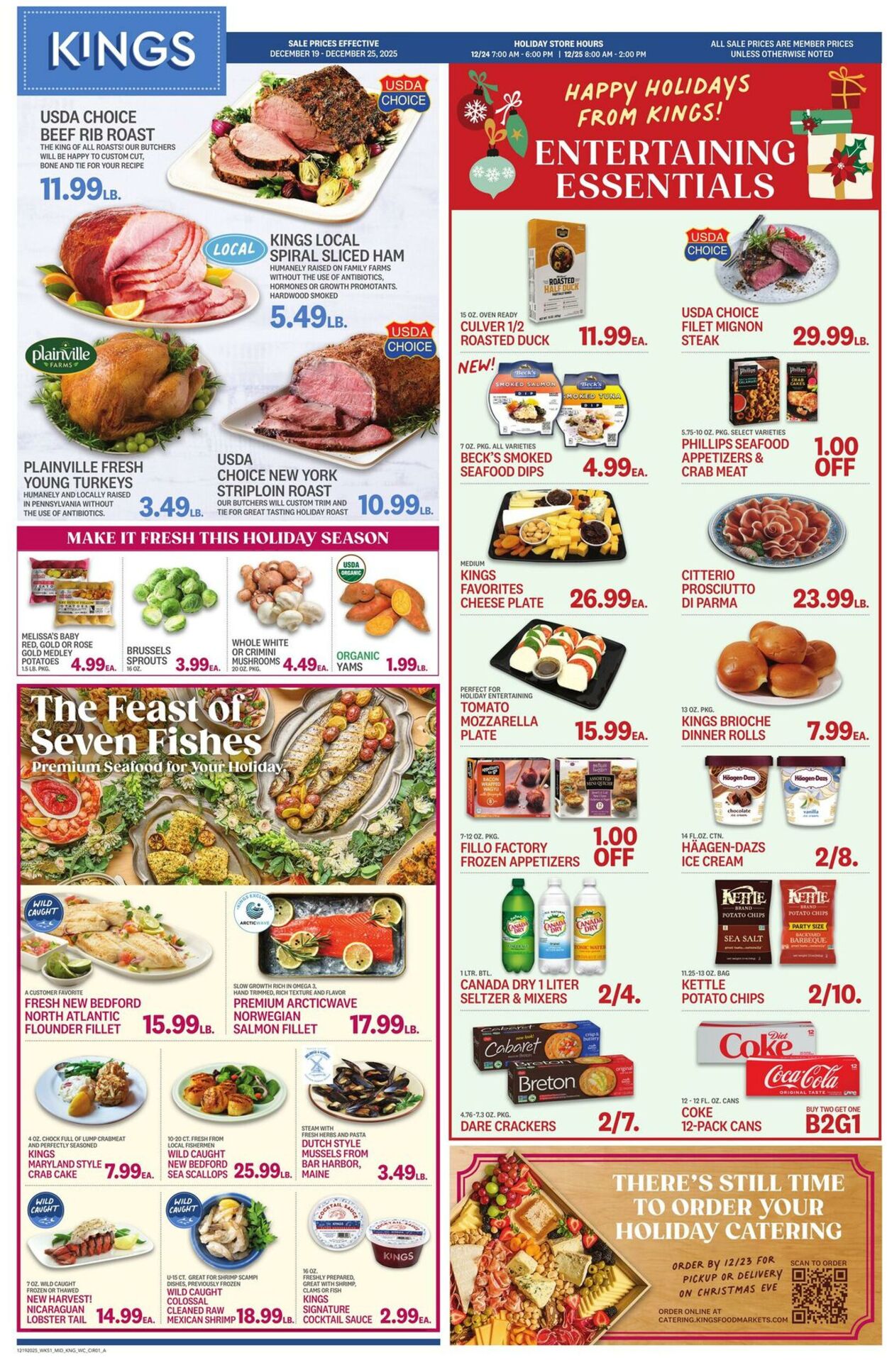 Weekly ad Kings Food Markets 12/19/2025 - 12/25/2025