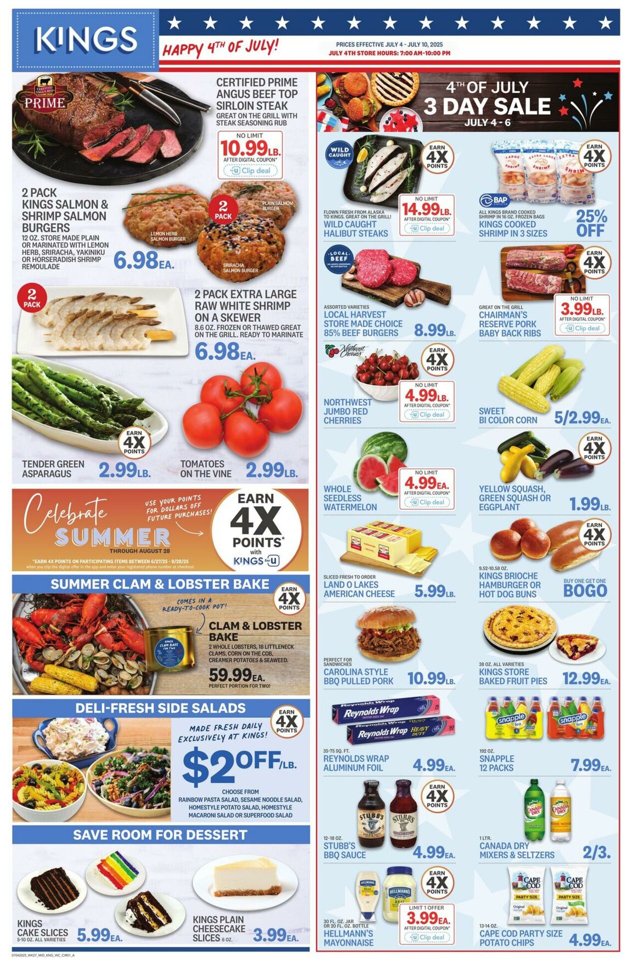 Weekly ad Kings Food Markets 07/04/2025 - 07/10/2025