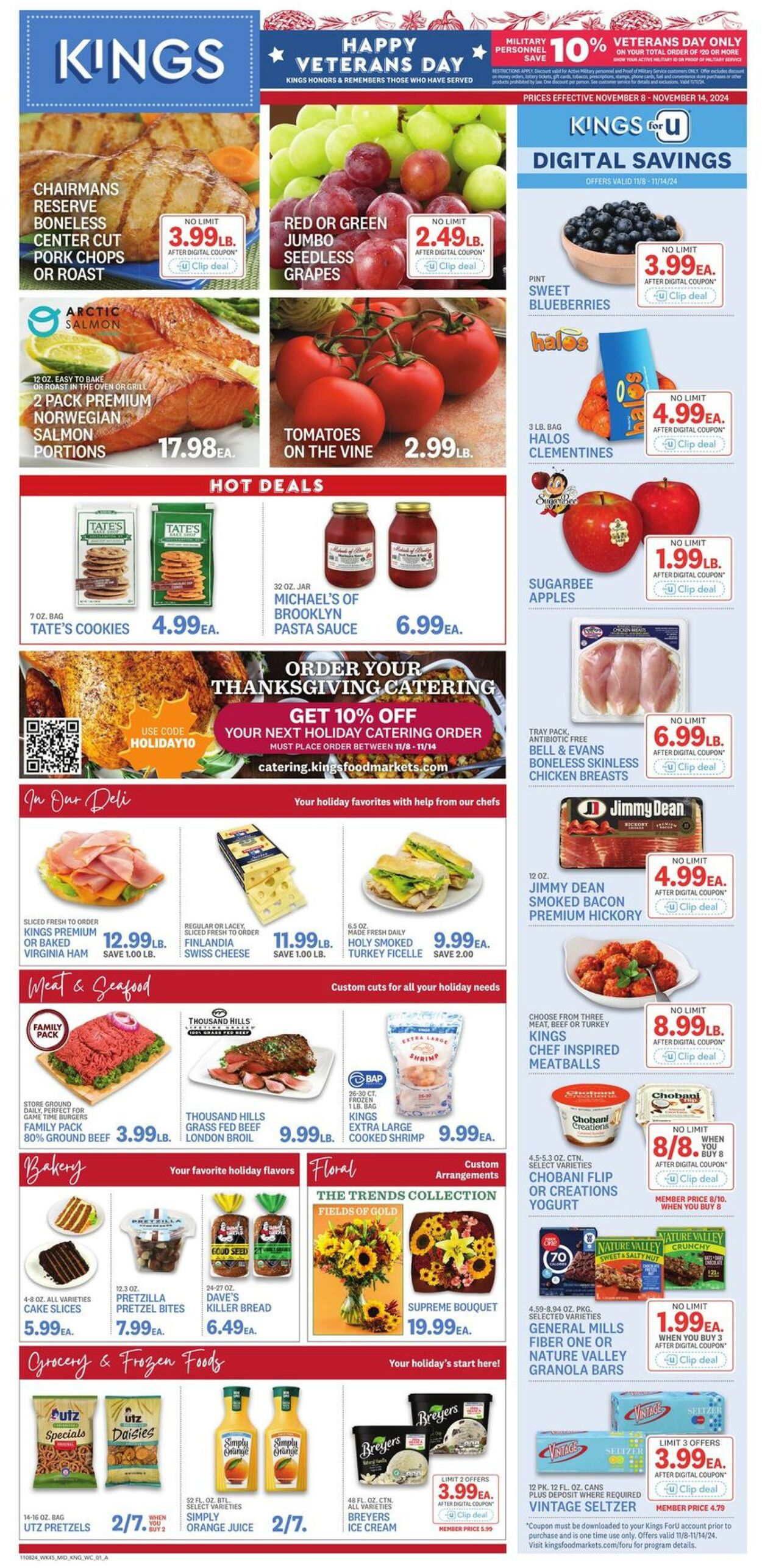 Weekly ad Kings Food Markets 11/08/2024 - 11/14/2024