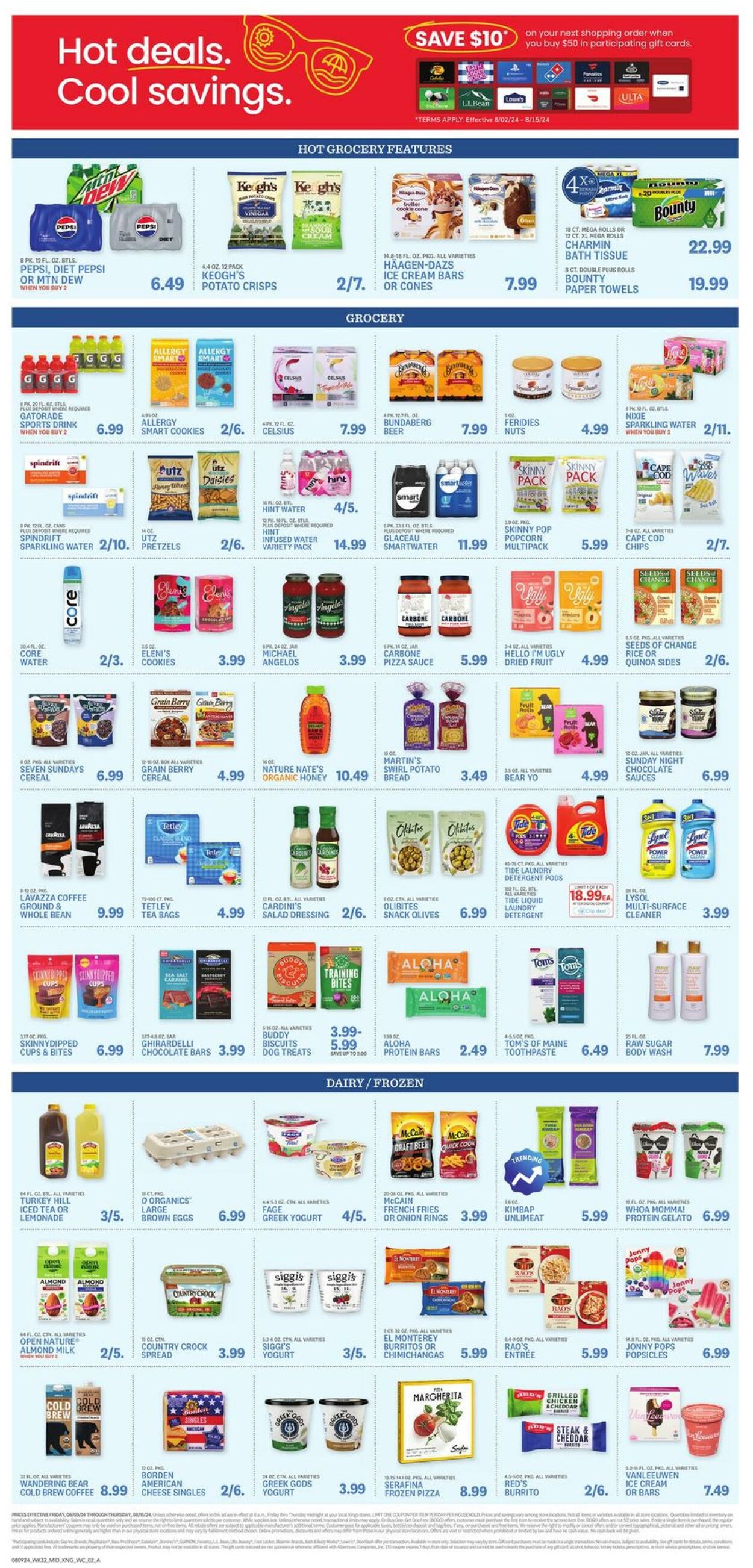 Weekly ad Kings Food Markets 08/09/2024 - 08/15/2024