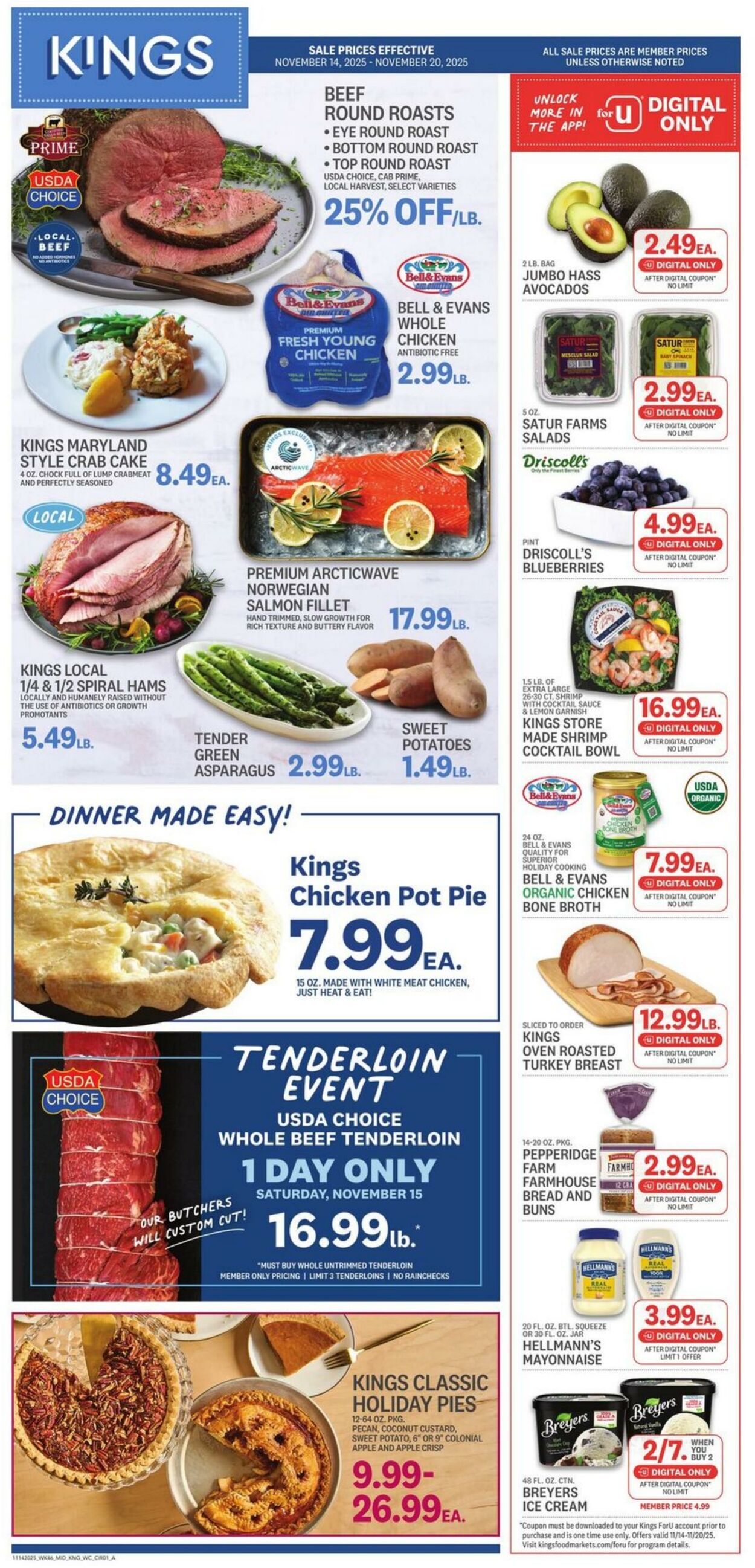 Weekly ad Kings Food Markets 11/14/2025 - 11/20/2025