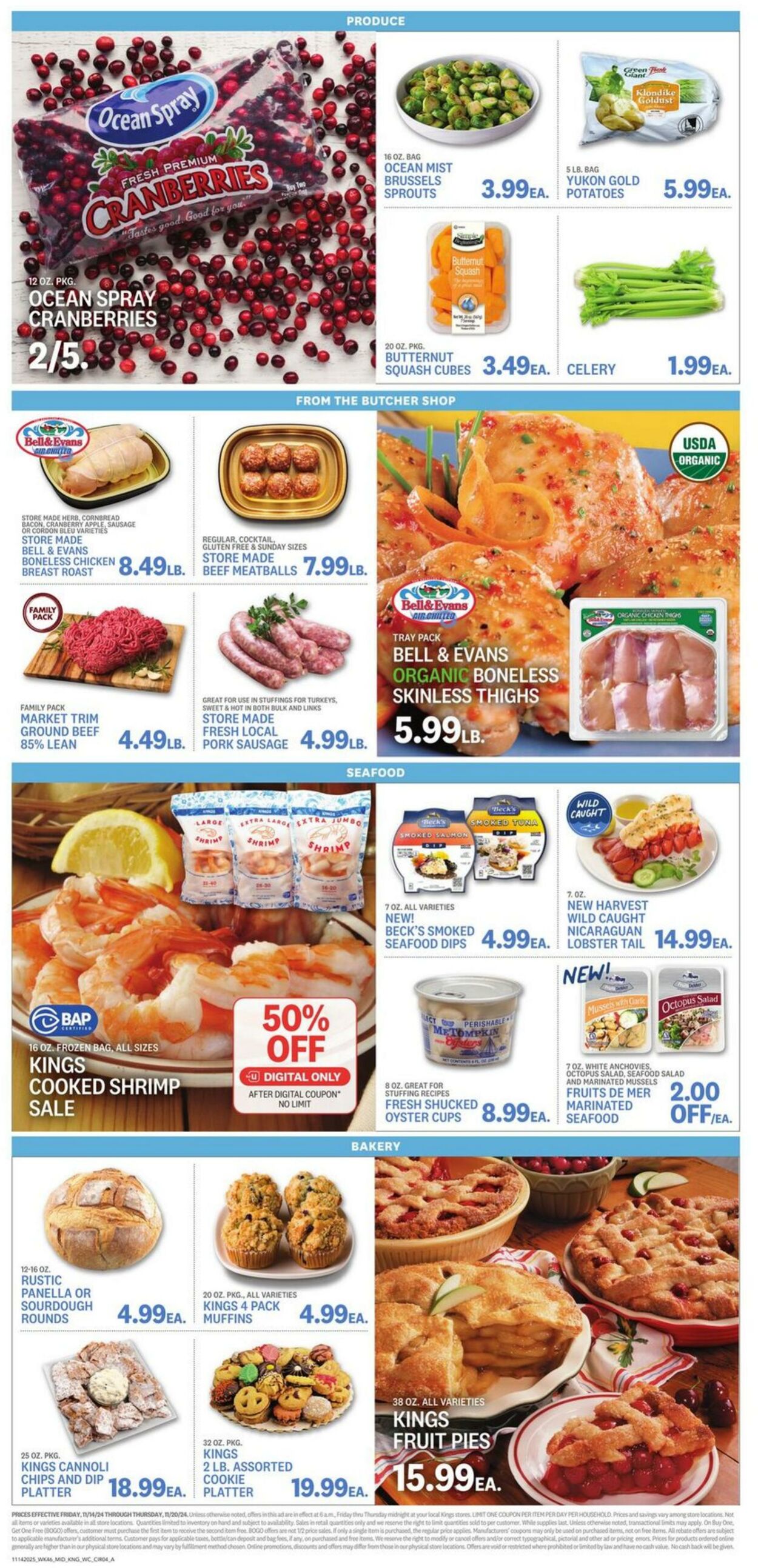Weekly ad Kings Food Markets 11/14/2025 - 11/20/2025