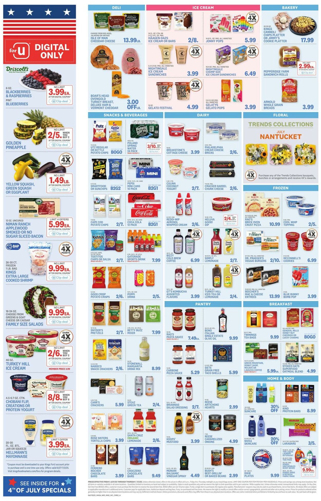 Weekly ad Kings Food Markets 06/27/2025 - 07/03/2025