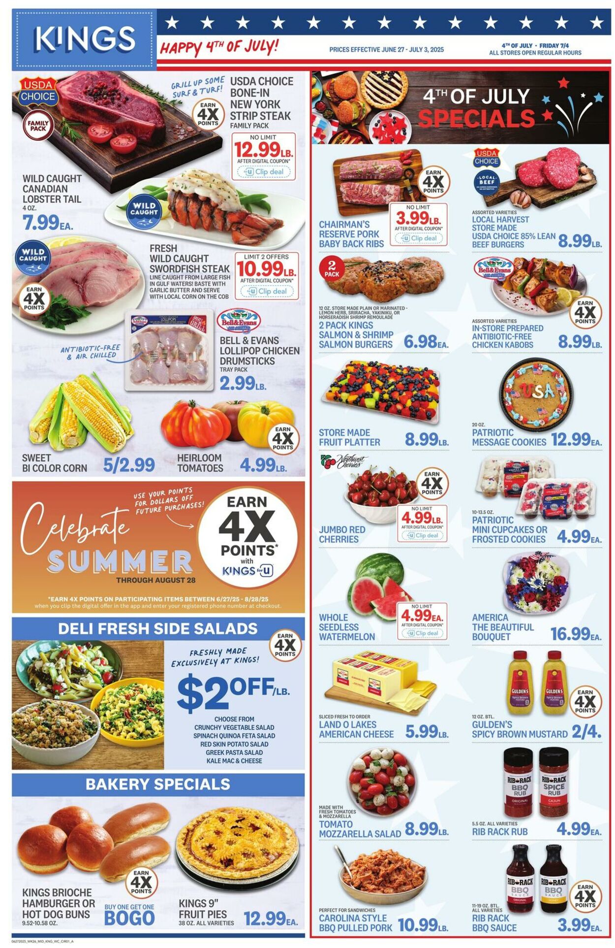 Weekly ad Kings Food Markets 06/27/2025 - 07/03/2025