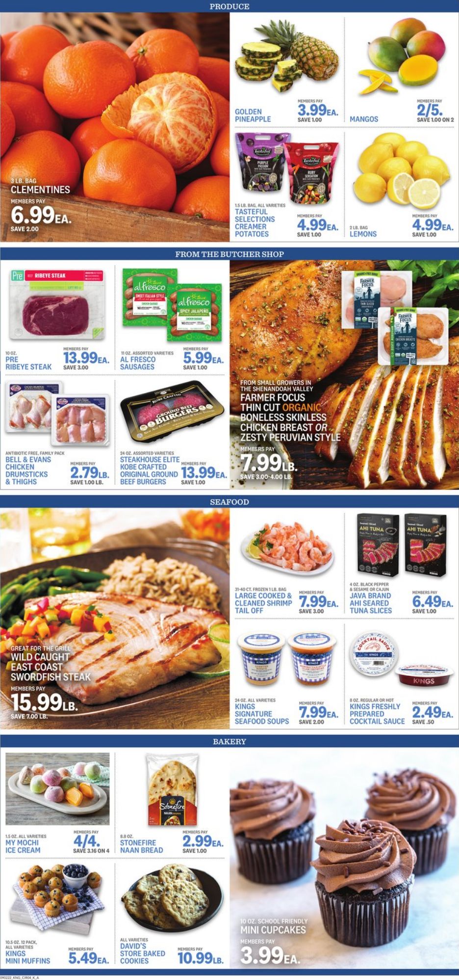 Weekly ad Kings Food Markets 09/02/2022 - 09/08/2022