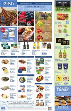 Weekly ad Kings Food Markets 09/02/2022-09/08/2022