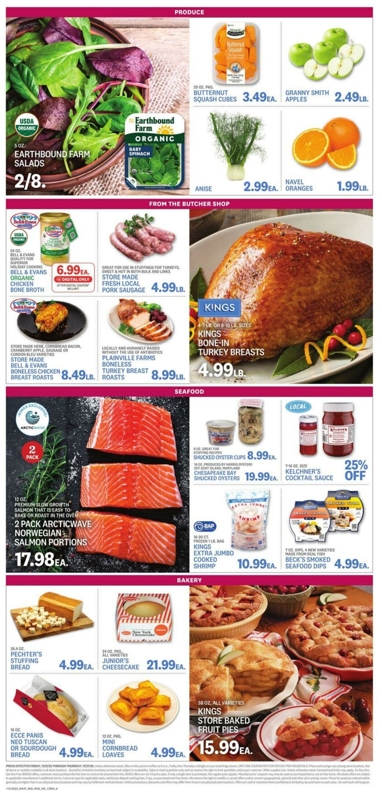Weekly ad Kings Food Markets 11/21/2025 - 11/27/2025