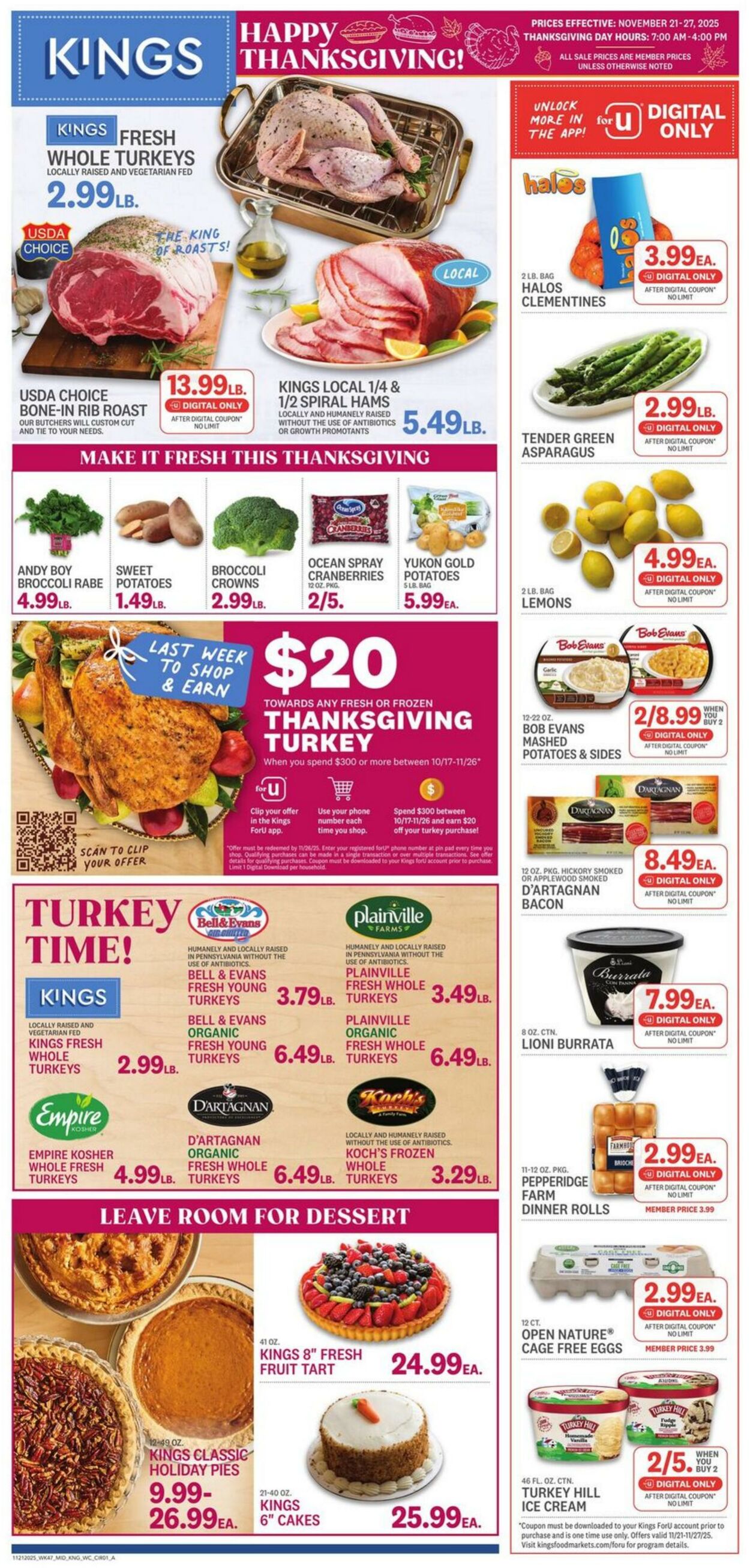 Weekly ad Kings Food Markets 11/21/2025 - 11/27/2025