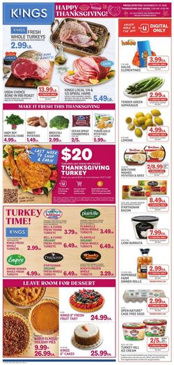 Weekly ad Kings Food Markets 11/21/2025 - 11/27/2025