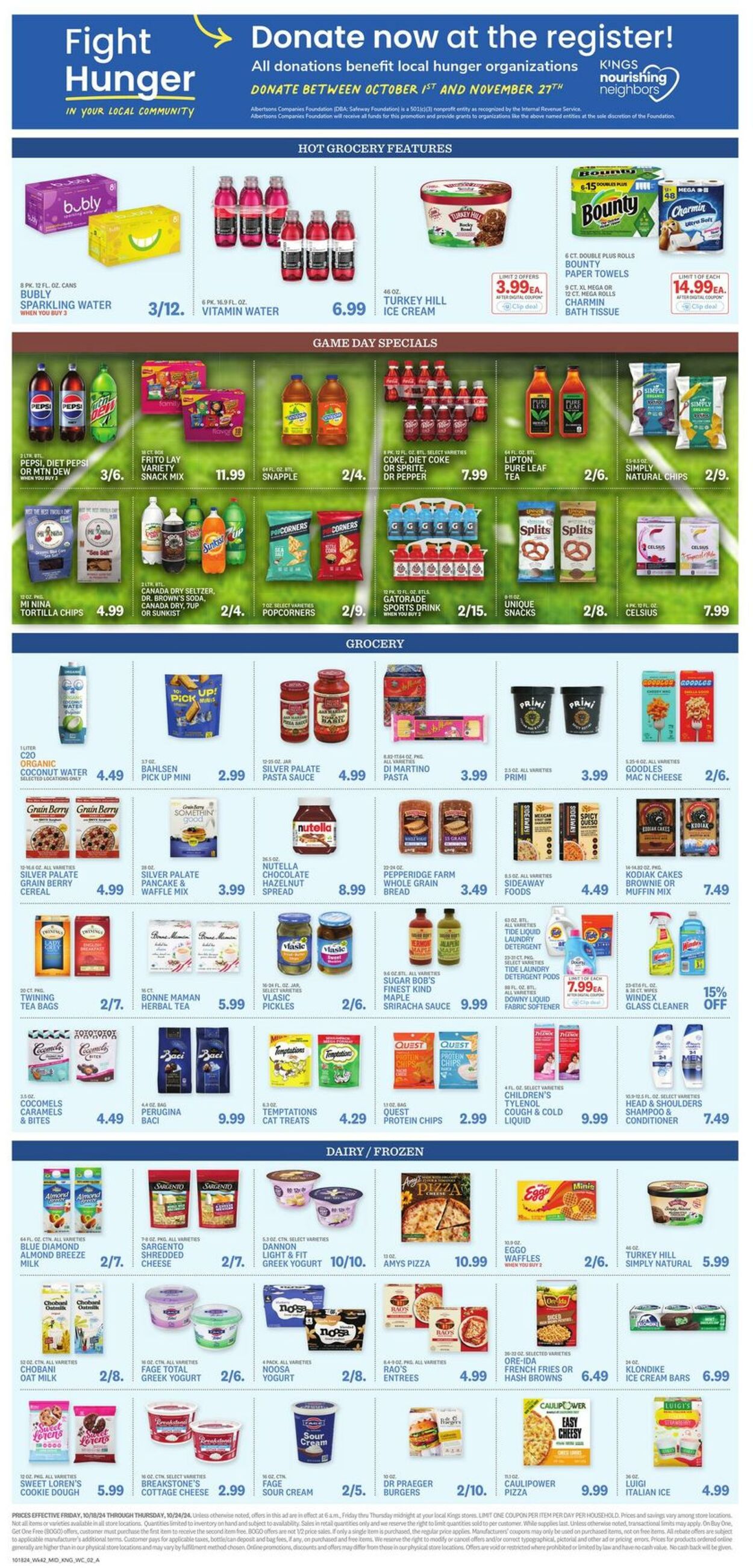 Weekly ad Kings Food Markets 10/18/2024 - 10/24/2024