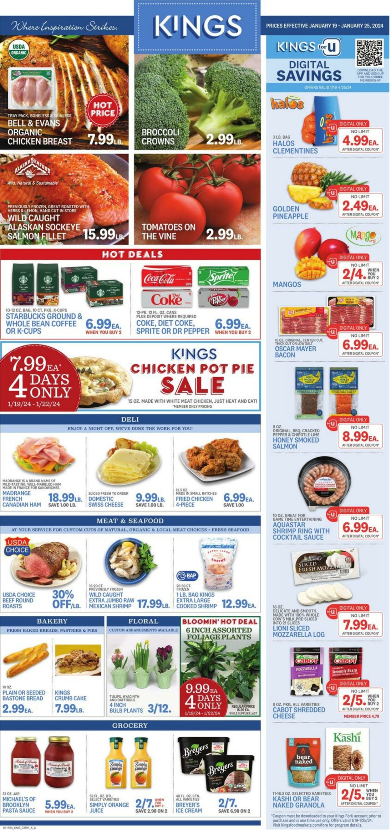 Weekly ad Kings Food Markets 01/19/2024 - 01/25/2024