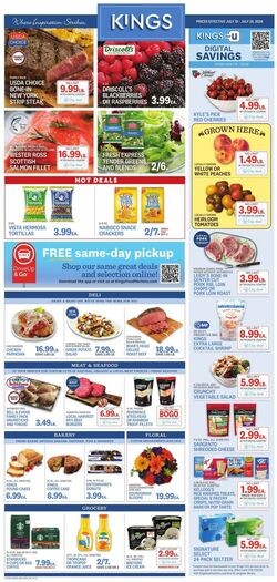Weekly ad Kings Food Markets 07/19/2024 - 07/25/2024