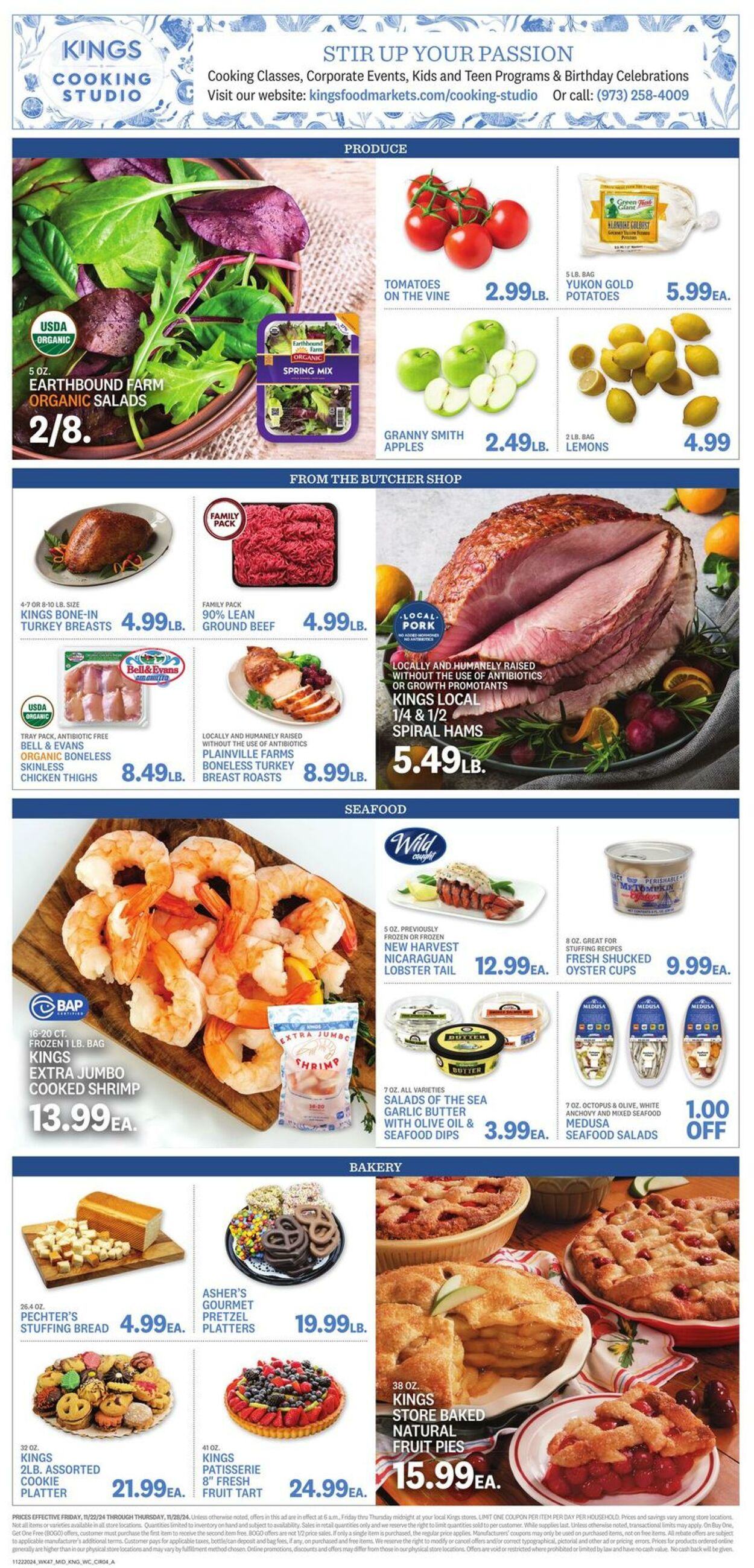 Weekly ad Kings Food Markets 11/22/2024 - 11/28/2024