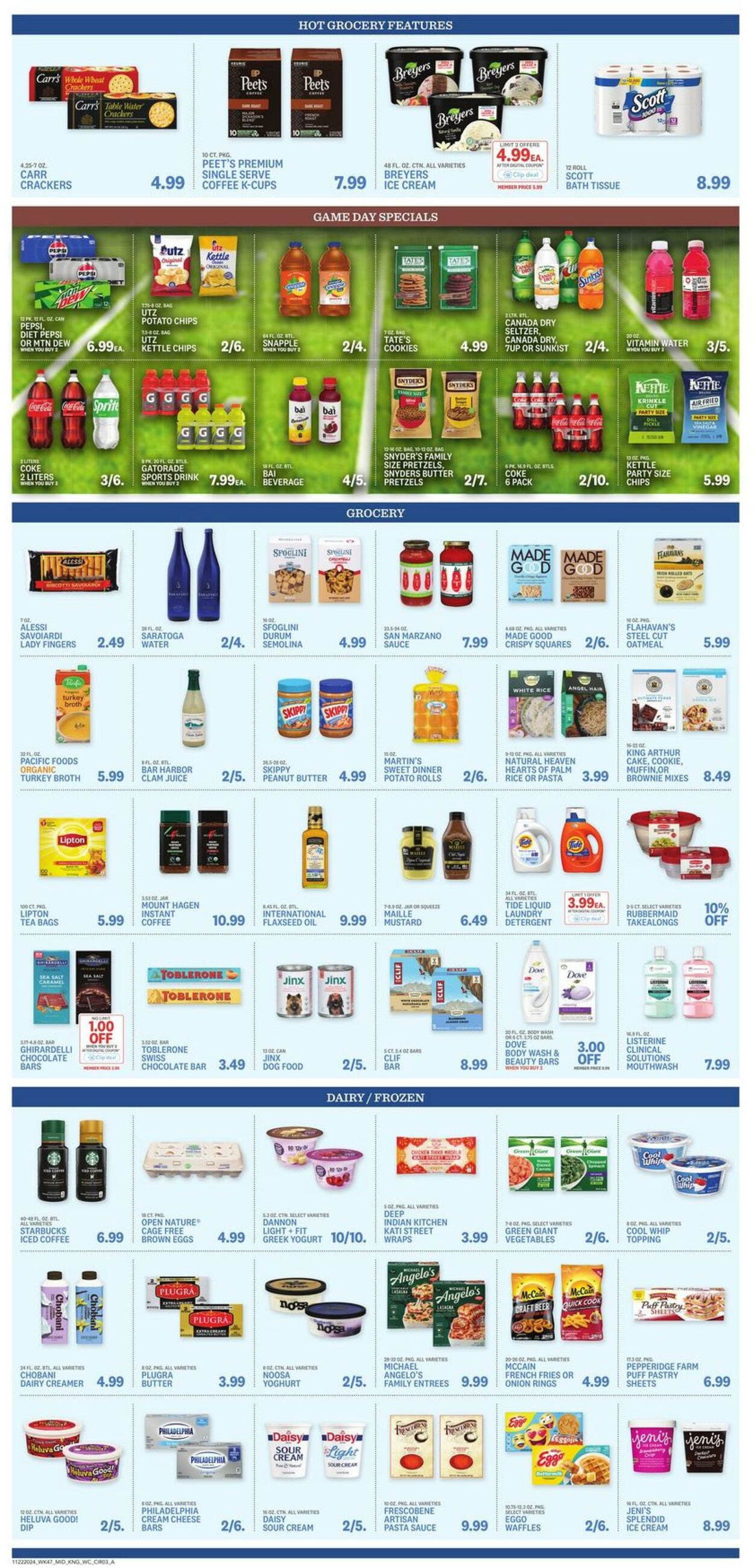 Weekly ad Kings Food Markets 11/22/2024 - 11/28/2024