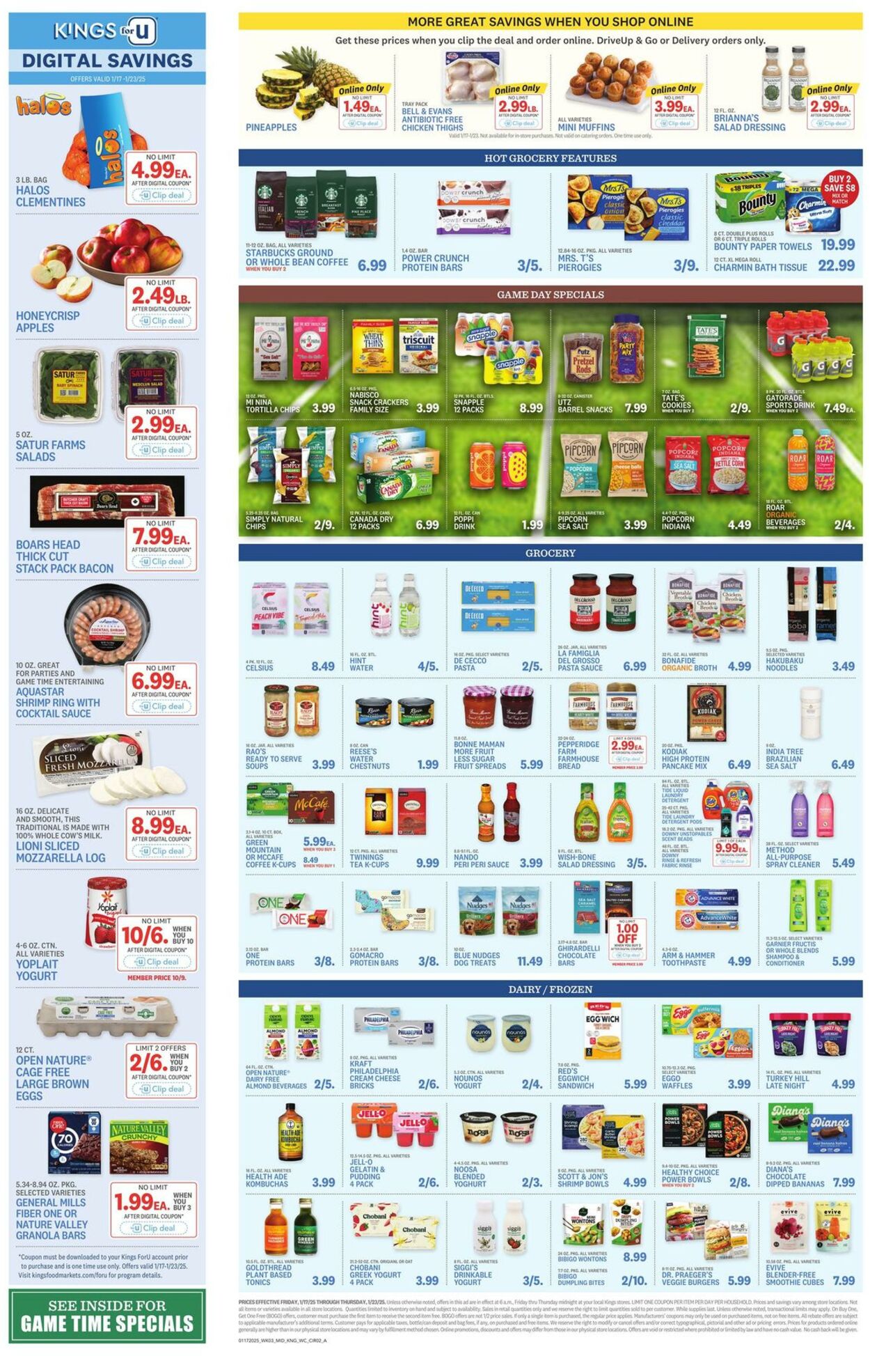 Weekly ad Kings Food Markets 01/17/2025 - 01/23/2025