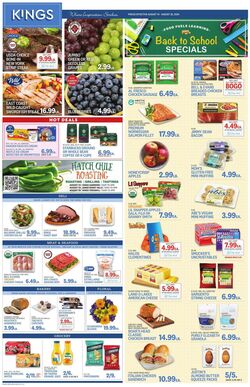 Weekly ad Kings Food Markets 09/01/2023 - 09/07/2023