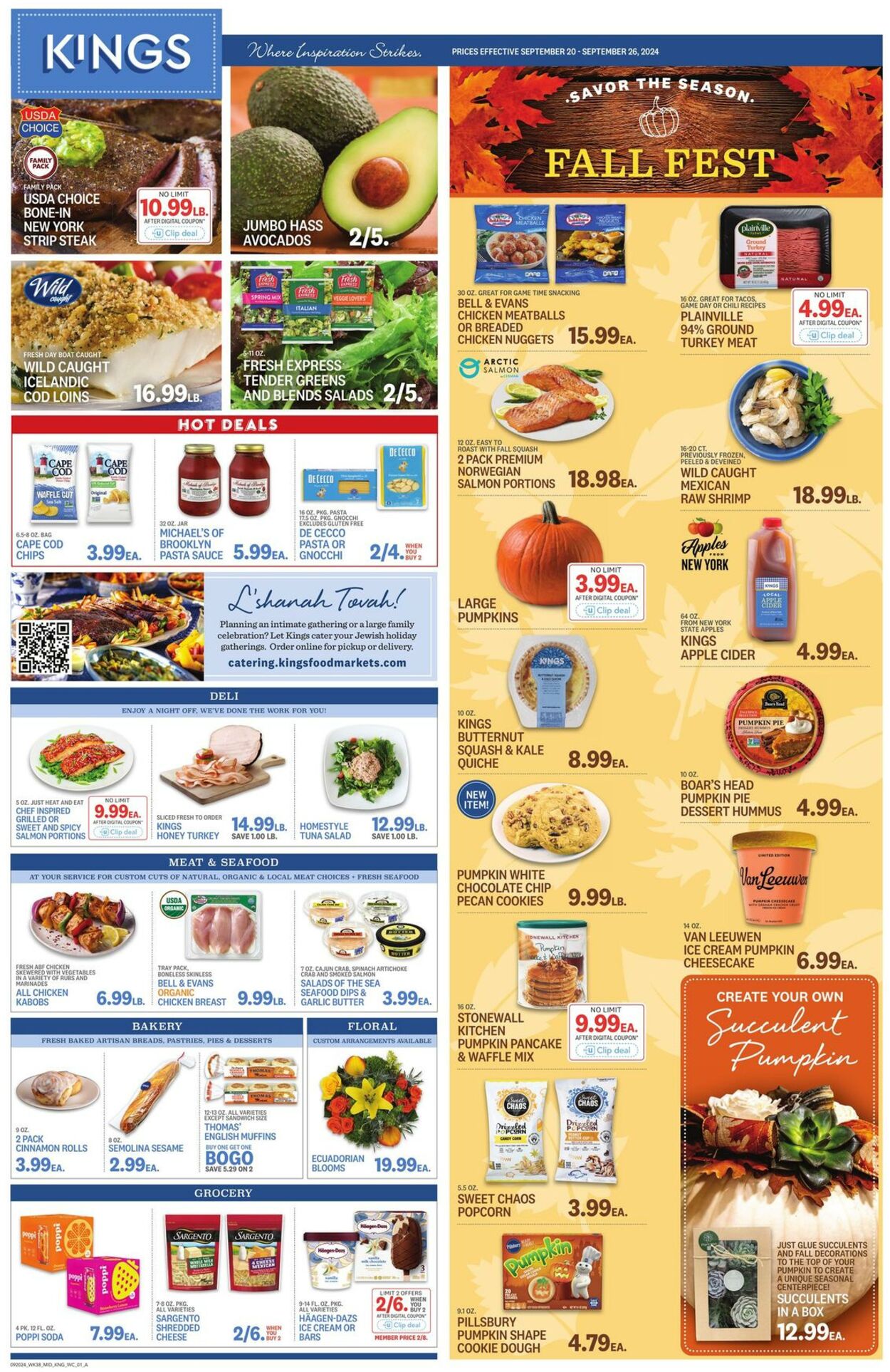 Weekly ad Kings Food Markets 09/20/2024 - 09/26/2024