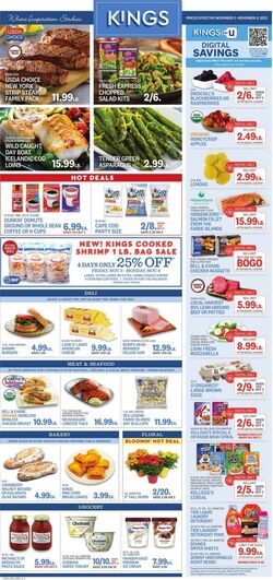 Weekly ad Kings Food Markets 11/03/2023 - 11/09/2023