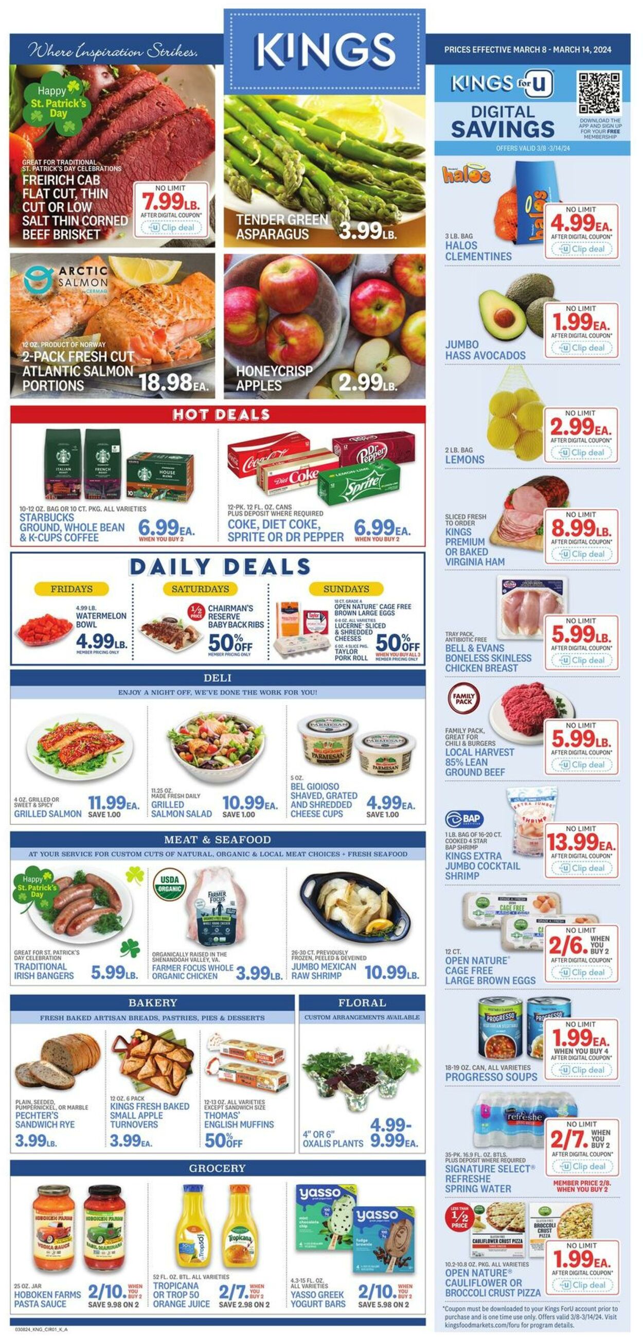 Weekly ad Kings Food Markets 03/08/2024 - 03/14/2024