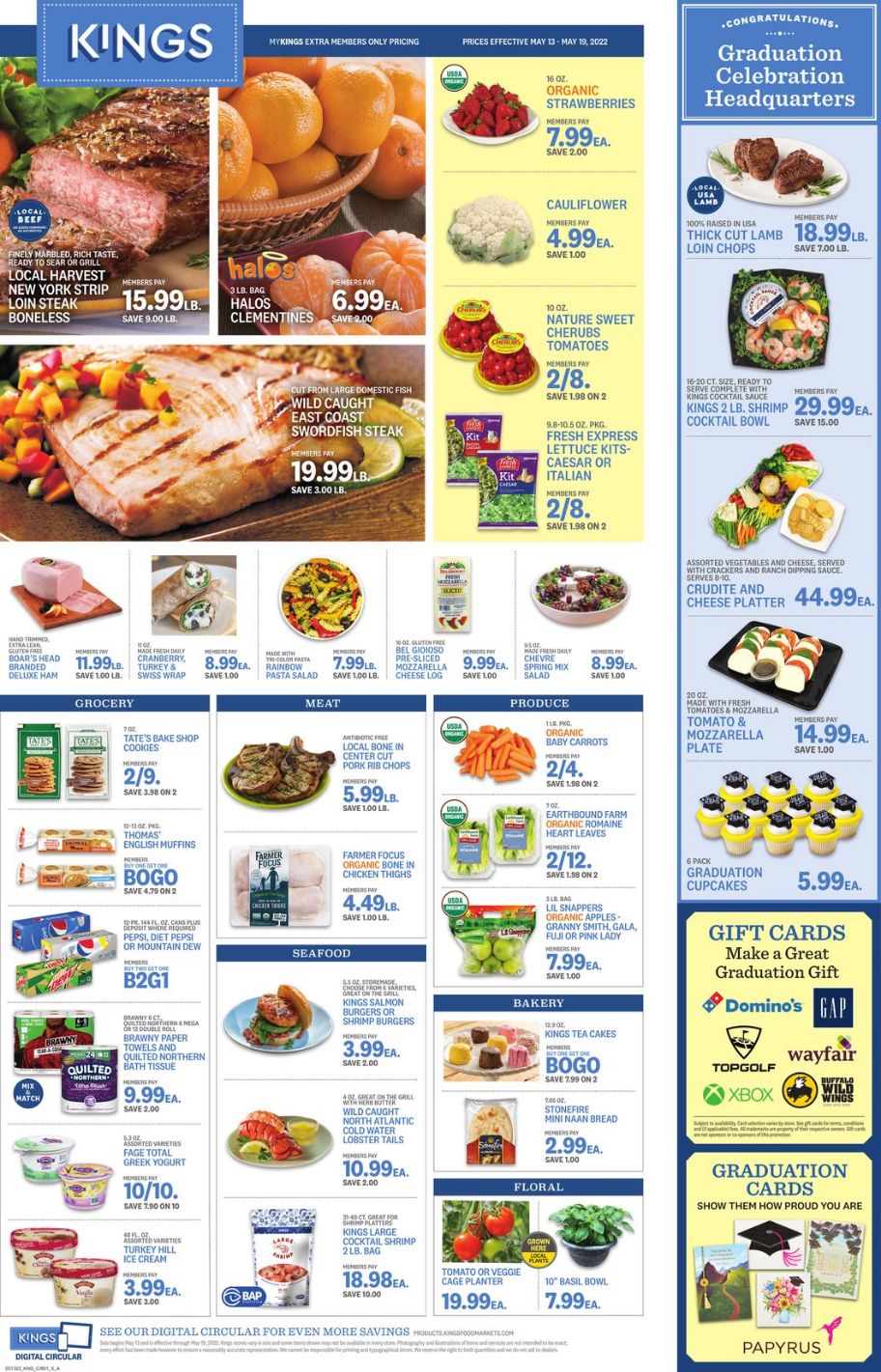 Weekly ad Kings Food Markets 05/13/2022 - 05/19/2022