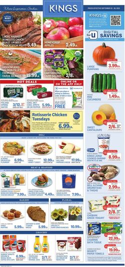 Weekly ad Kings Food Markets 09/22/2023 - 09/28/2023