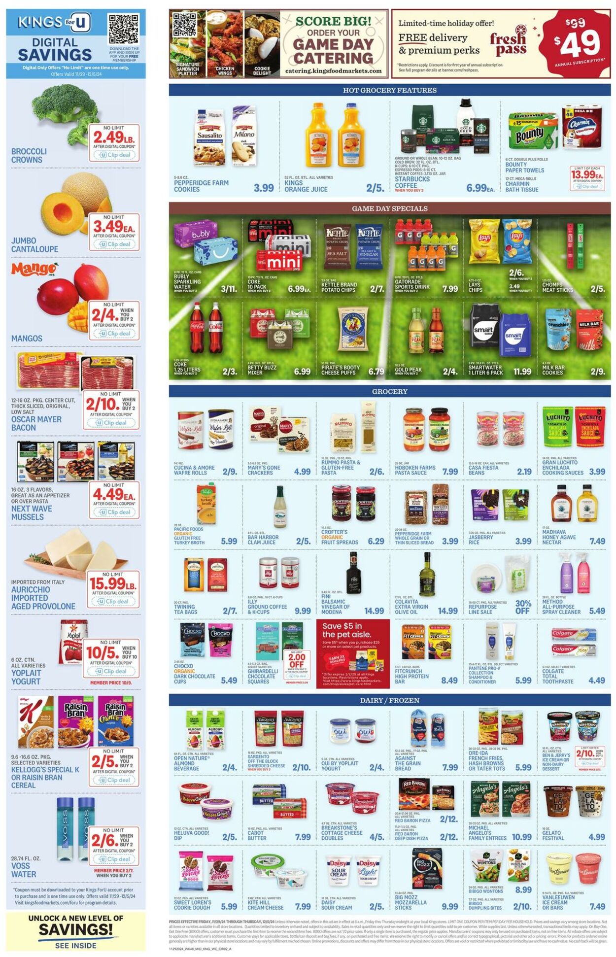 Weekly ad Kings Food Markets 11/29/2024 - 12/05/2024