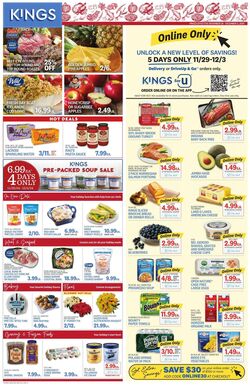 Weekly ad Kings Food Markets 11/29/2024 - 12/05/2024