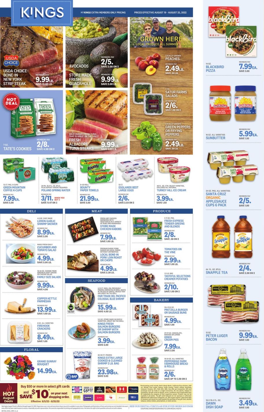 Weekly ad Kings Food Markets 08/19/2022 - 08/25/2022
