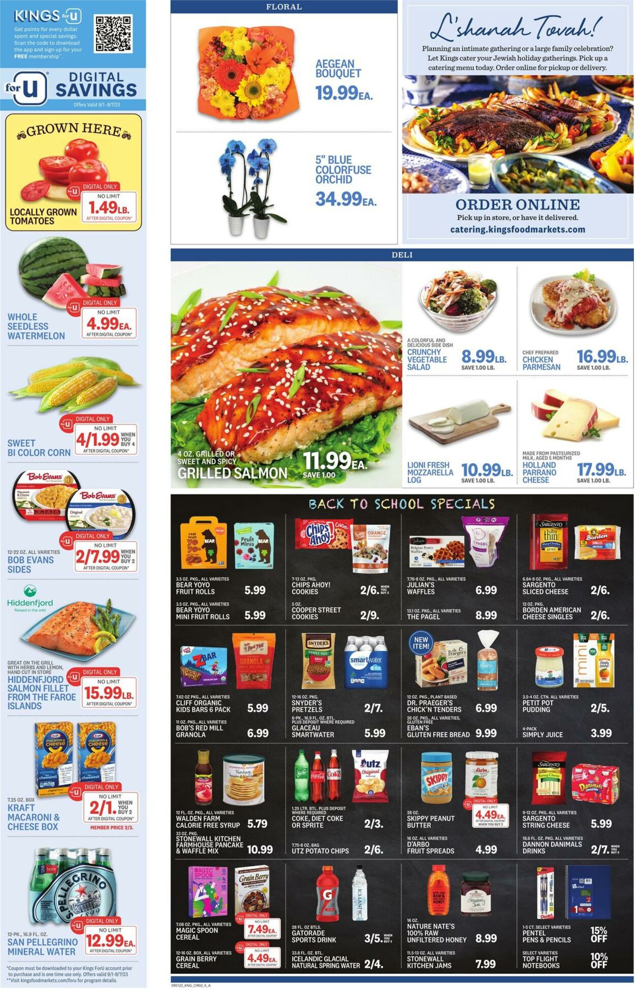 Weekly ad Kings Food Markets 09/01/2023 - 09/07/2023