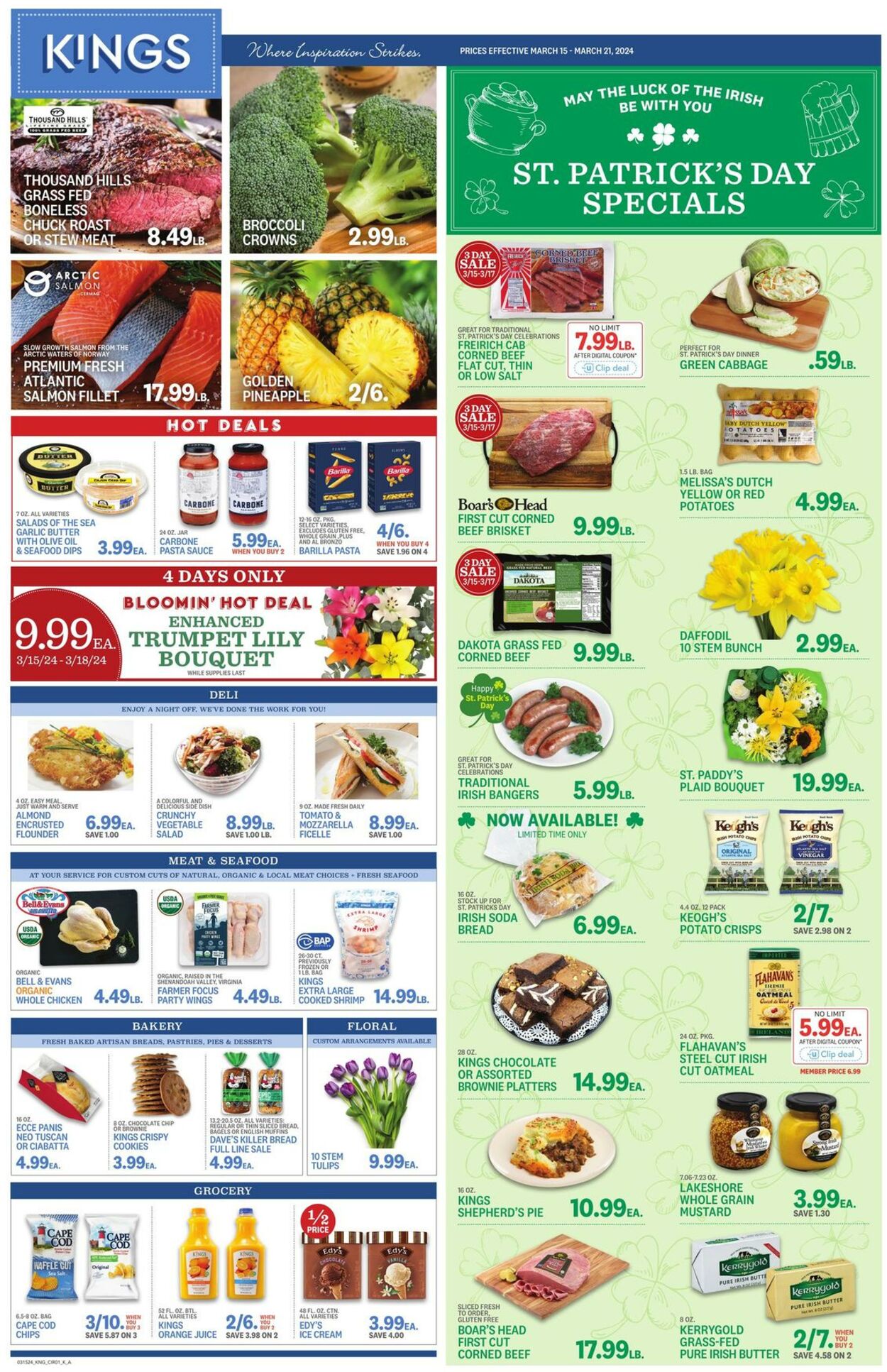 Weekly ad Kings Food Markets 03/15/2024 - 03/21/2024