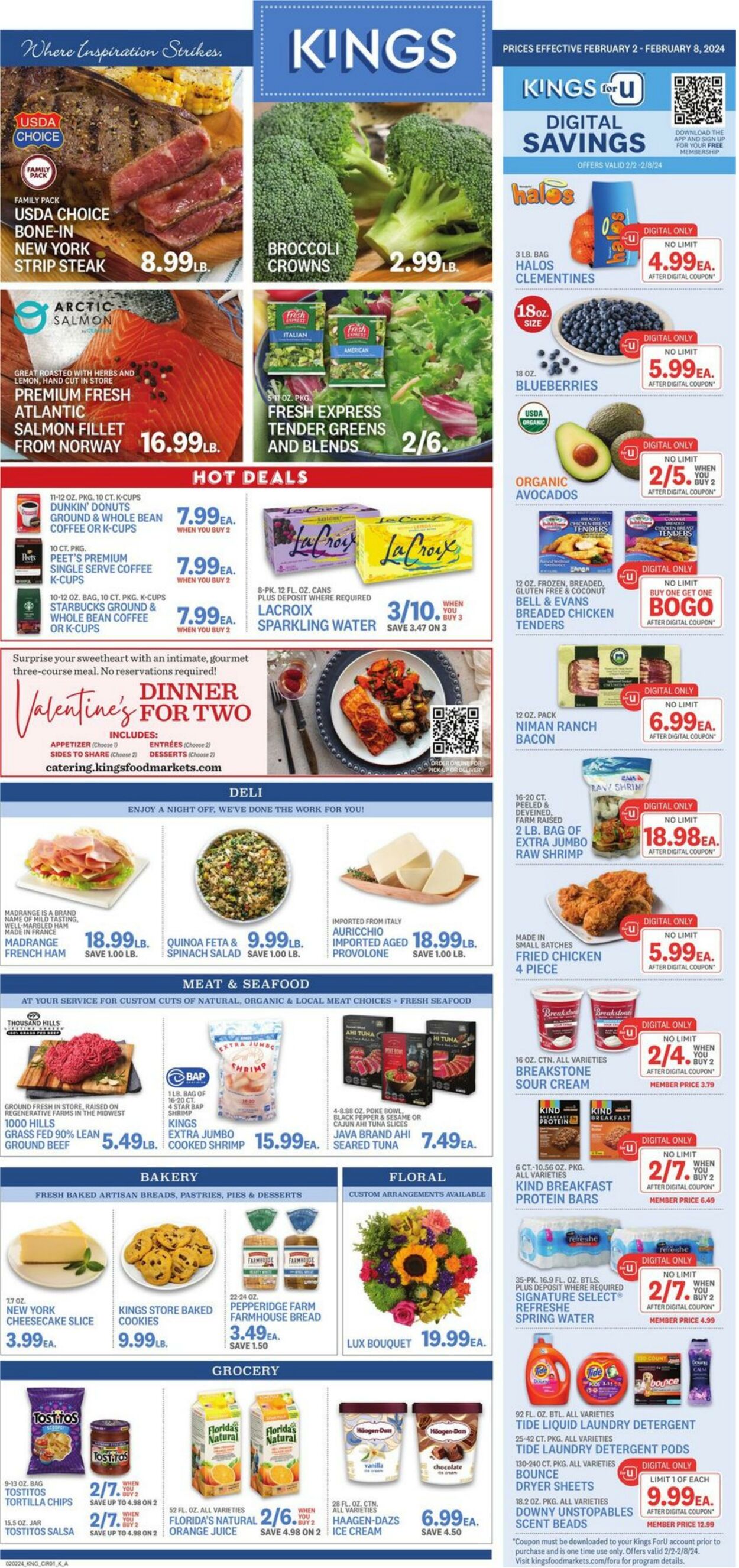 Weekly ad Kings Food Markets 02/02/2024 - 02/08/2024
