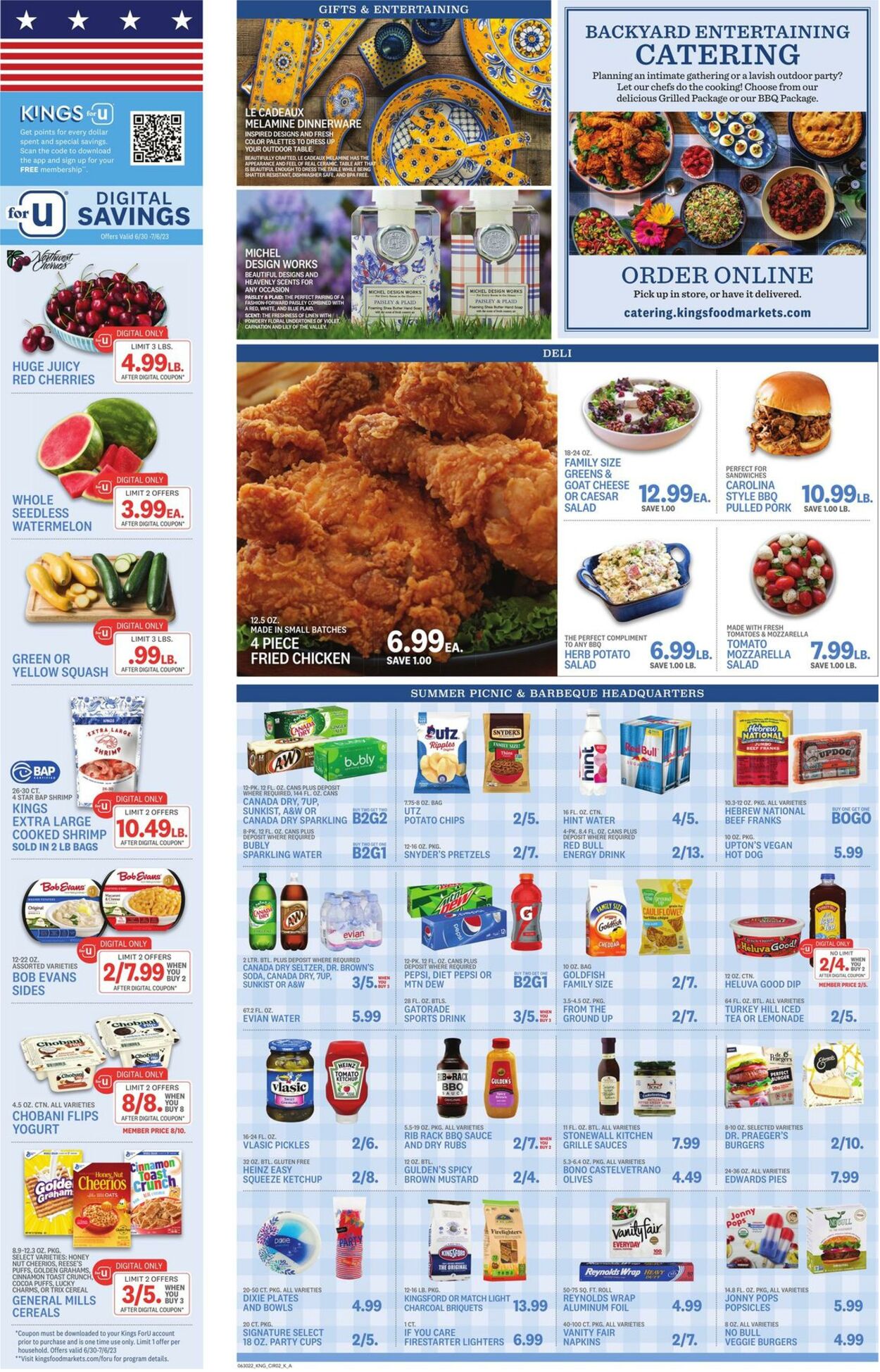 Weekly ad Kings Food Markets 06/30/2023 - 07/06/2023