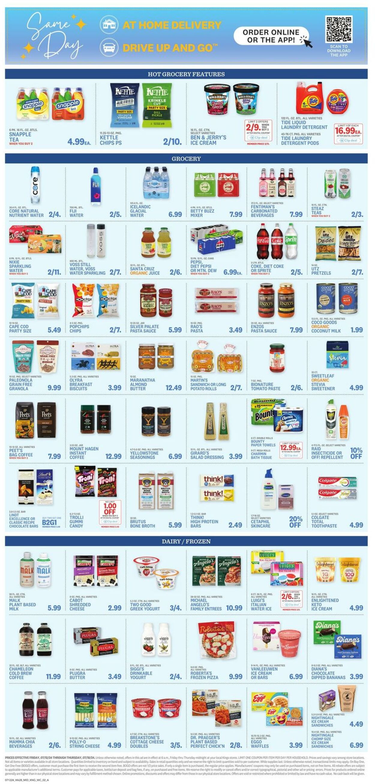 Weekly ad Kings Food Markets 07/12/2024 - 07/18/2024