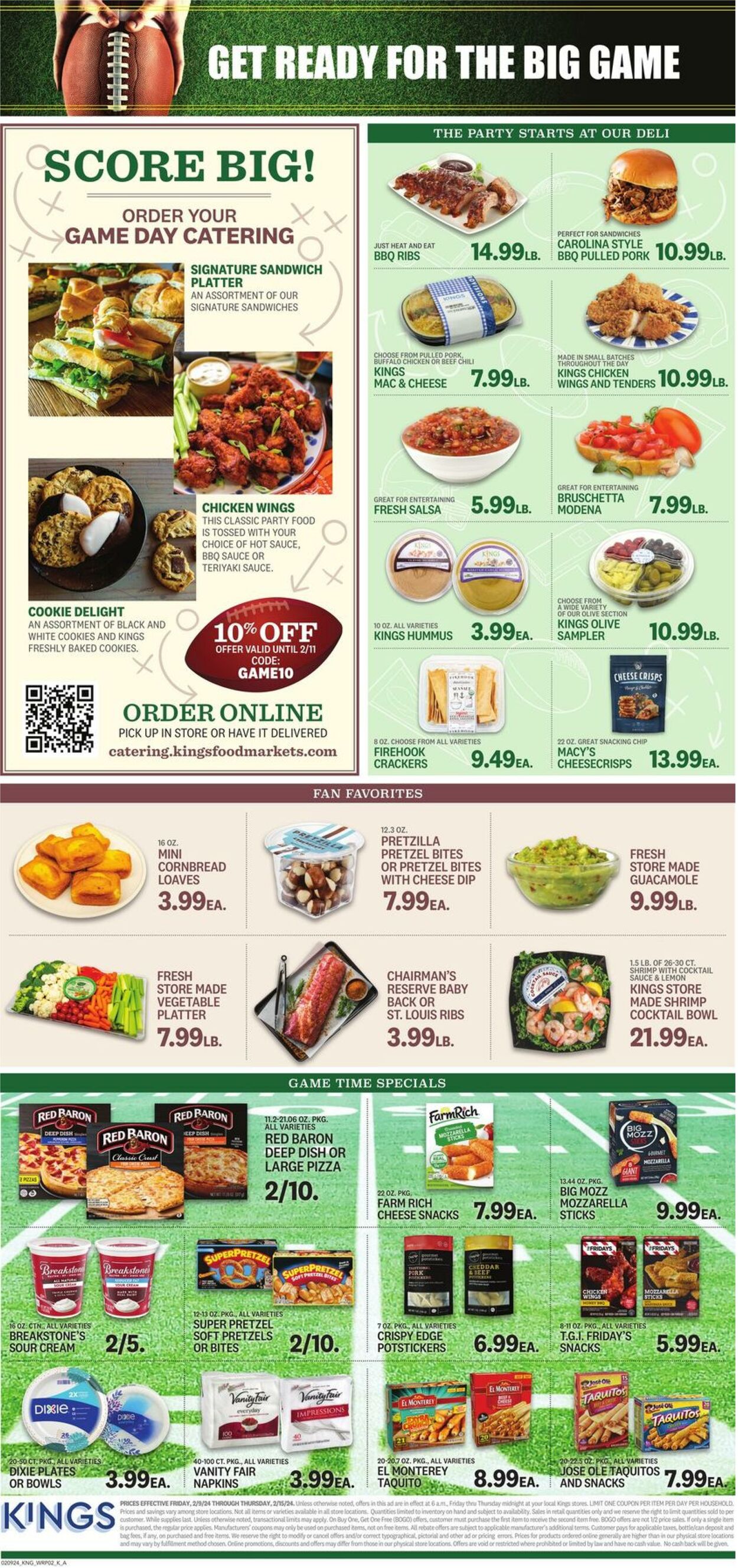 Weekly ad Kings Food Markets 02/09/2024 - 02/15/2024
