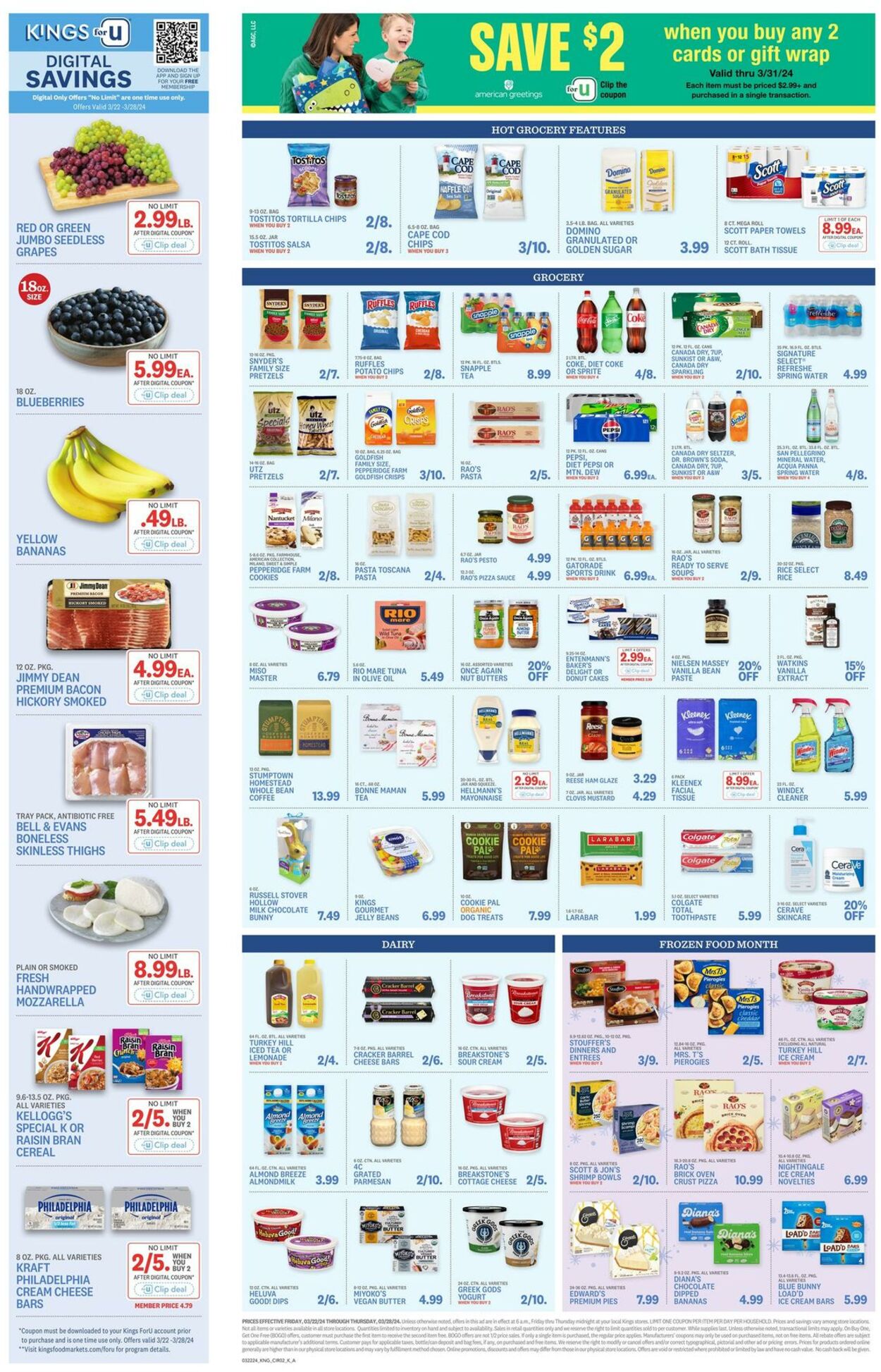 Weekly ad Kings Food Markets 03/22/2024 - 03/28/2024