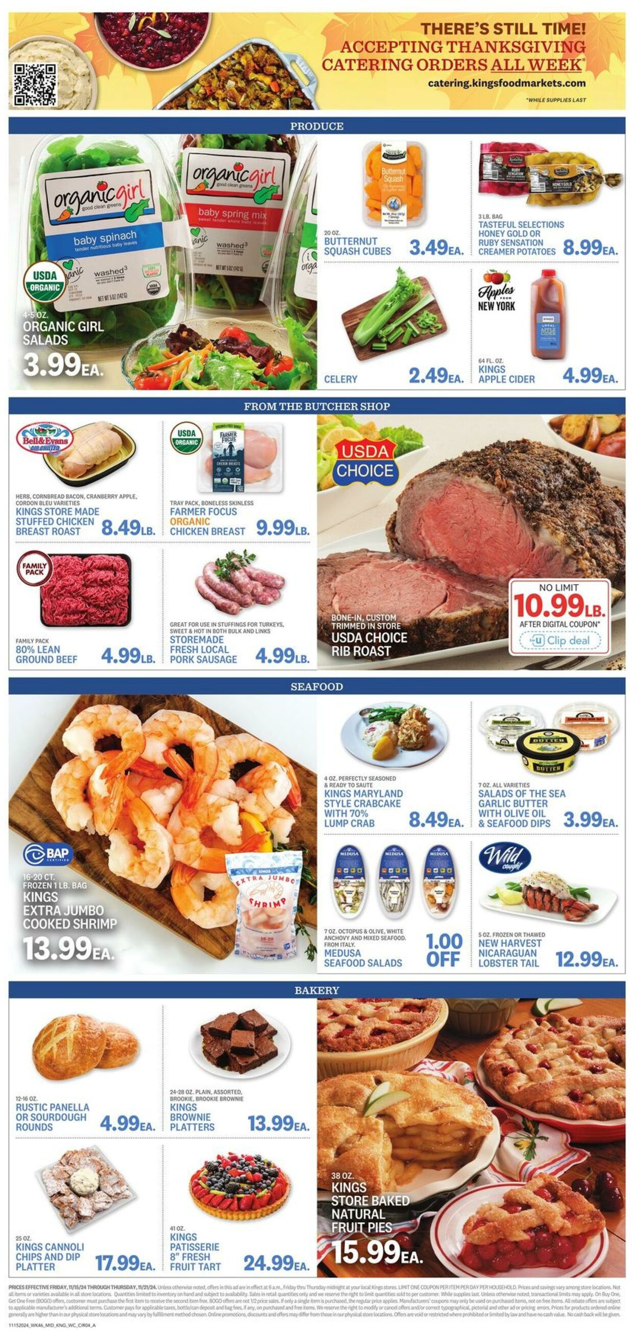 Weekly ad Kings Food Markets 11/15/2024 - 11/21/2024