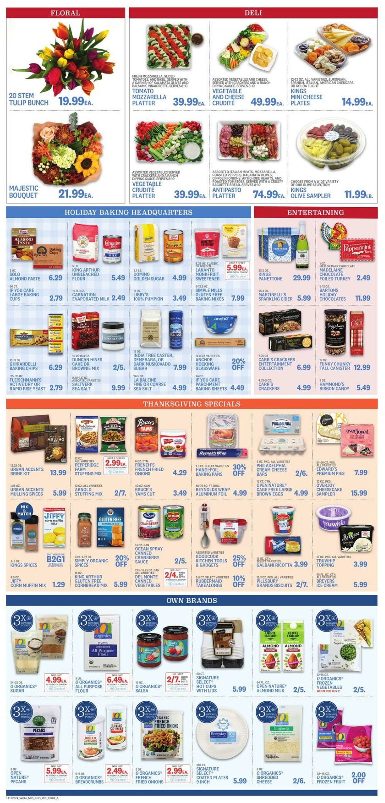 Weekly ad Kings Food Markets 11/15/2024 - 11/21/2024